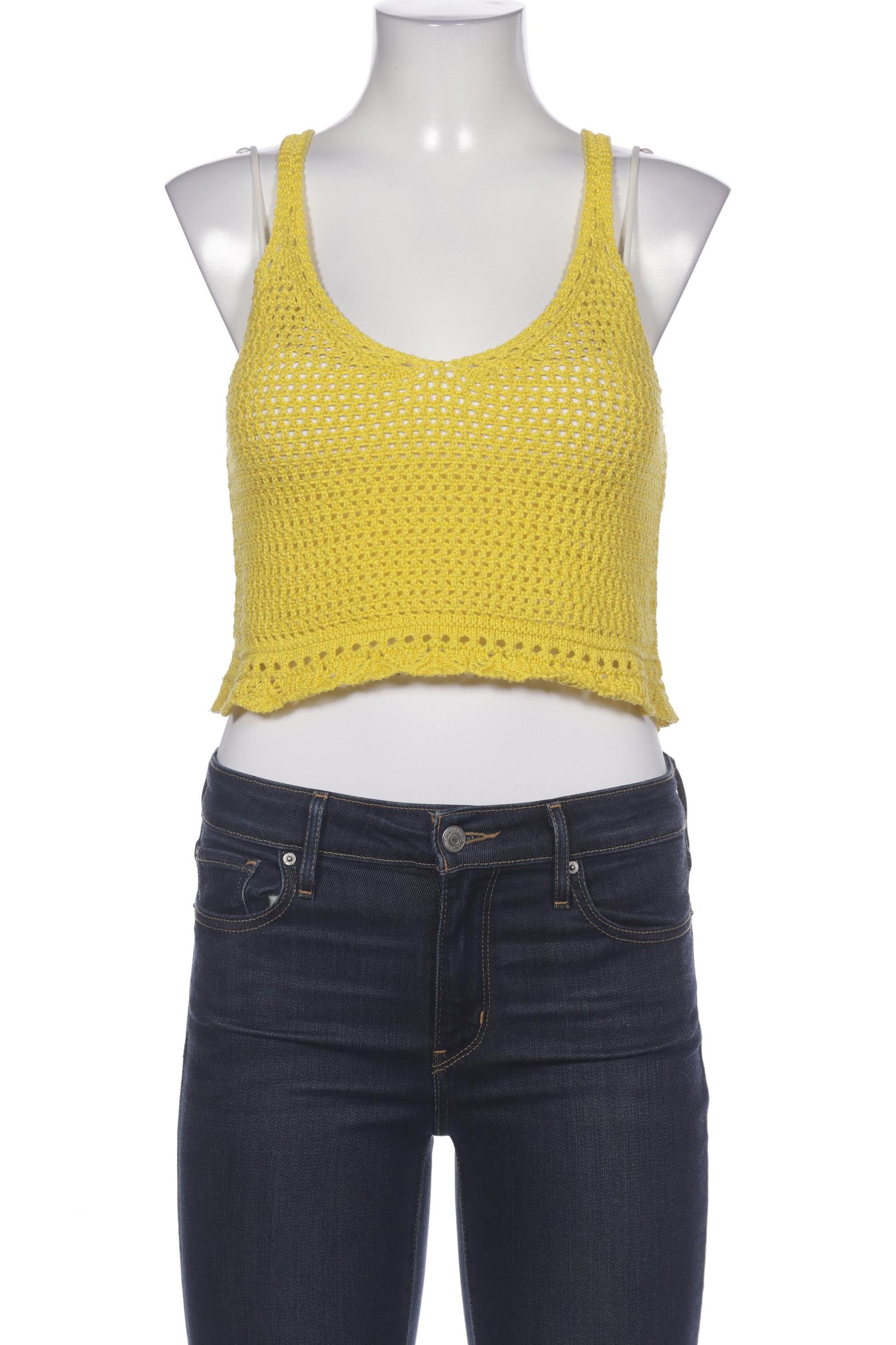 

Stradivarius Damen Top, gelb, Gr. 36