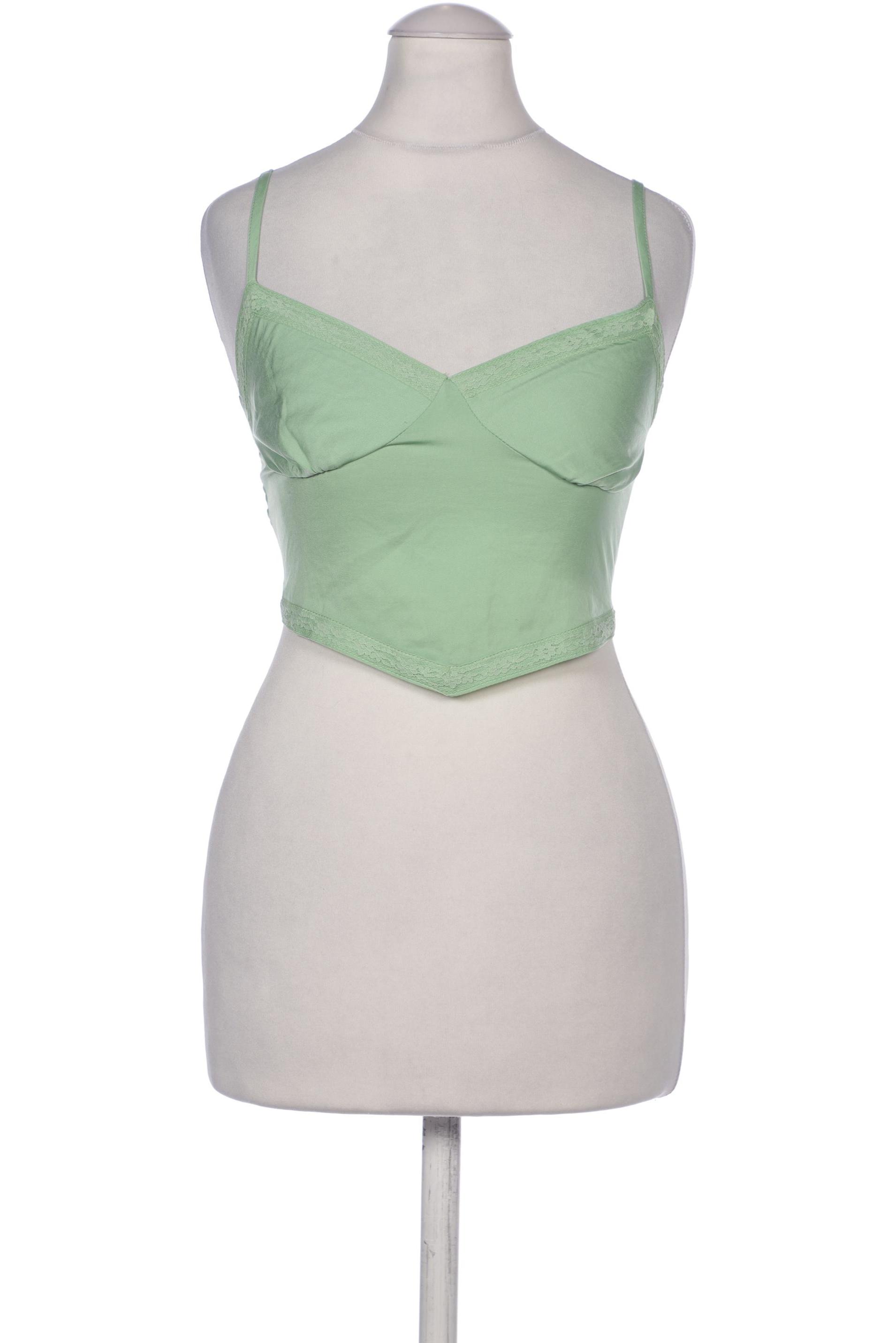 

Stradivarius Damen Top, hellgrün, Gr. 34