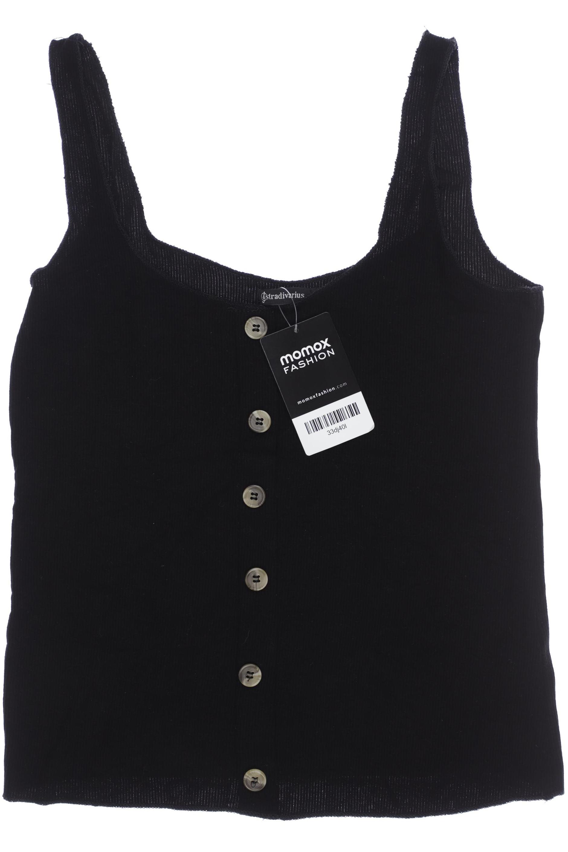

Stradivarius Damen Top, schwarz, Gr. 36