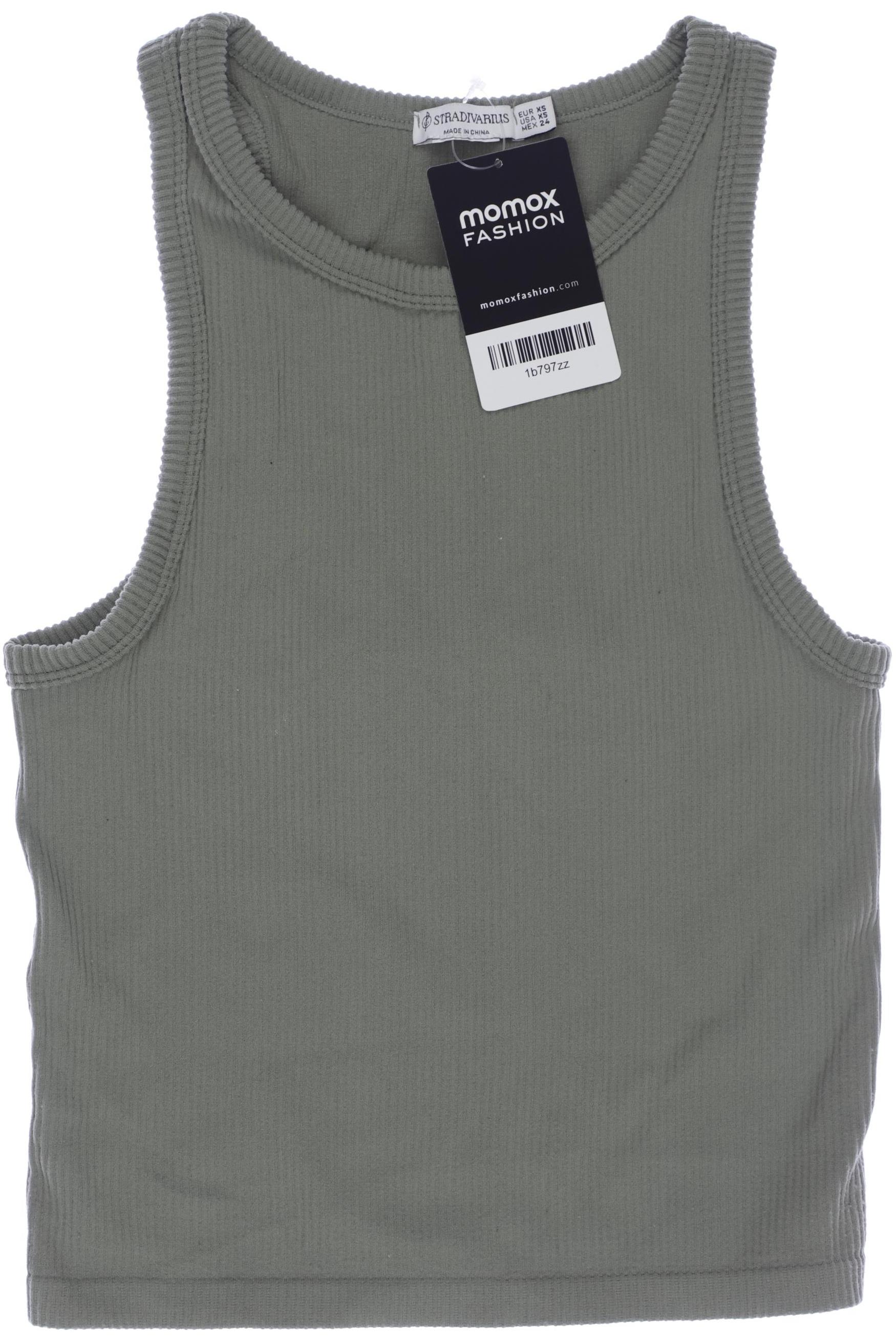 

Stradivarius Damen Top, grün, Gr. 34