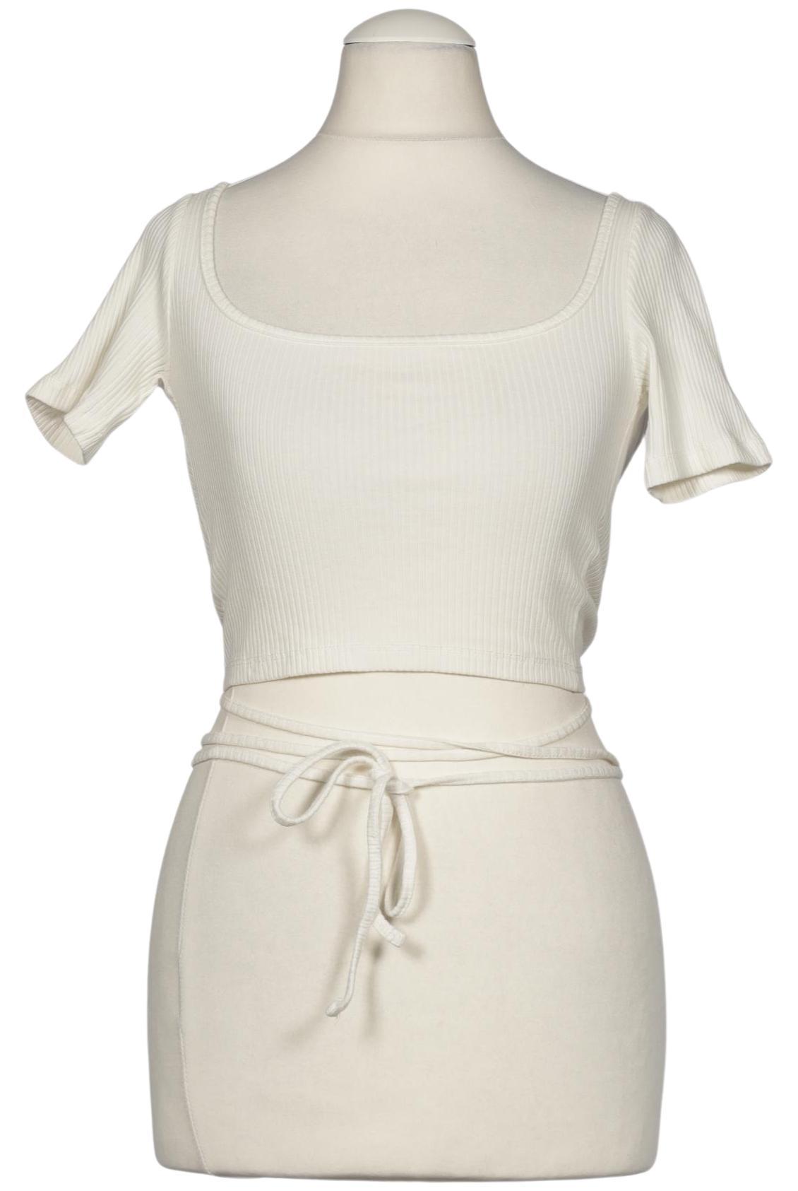 

Stradivarius Damen Top, weiß, Gr. 34