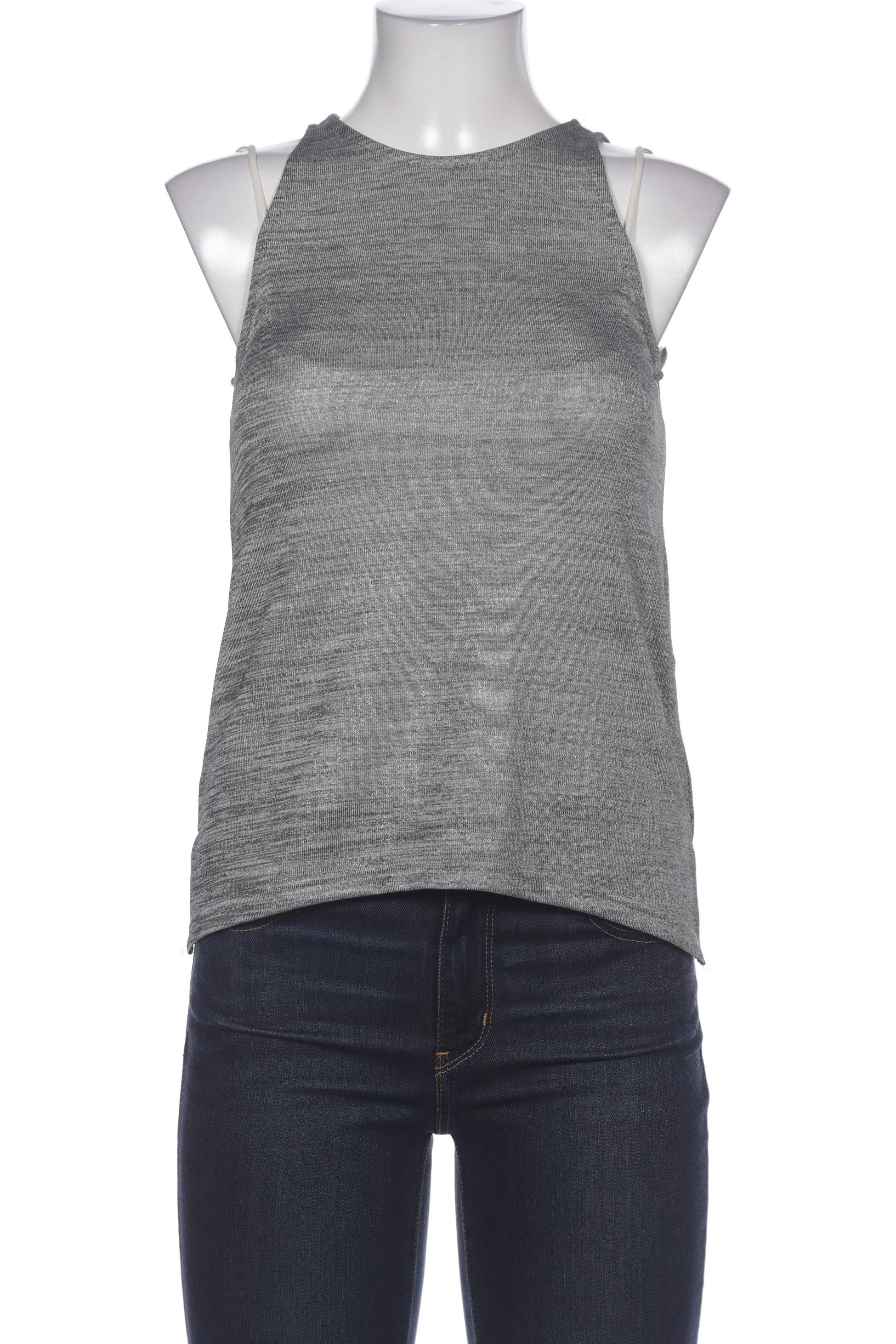 

Stradivarius Damen Top, silber, Gr. 36