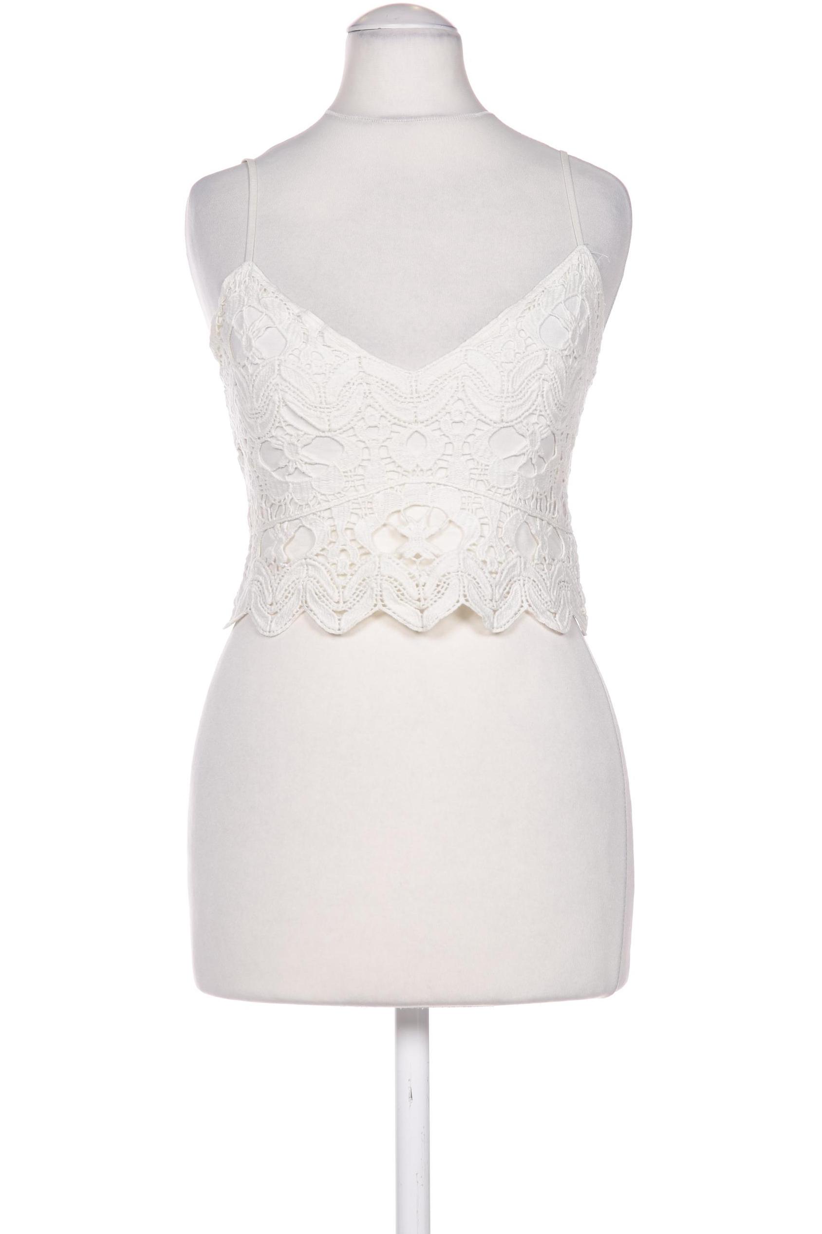 

Stradivarius Damen Top, weiß, Gr. 36