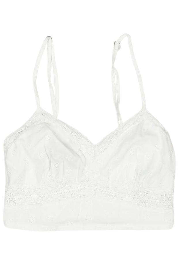 

Stradivarius Damen Top, weiß, Gr. 34