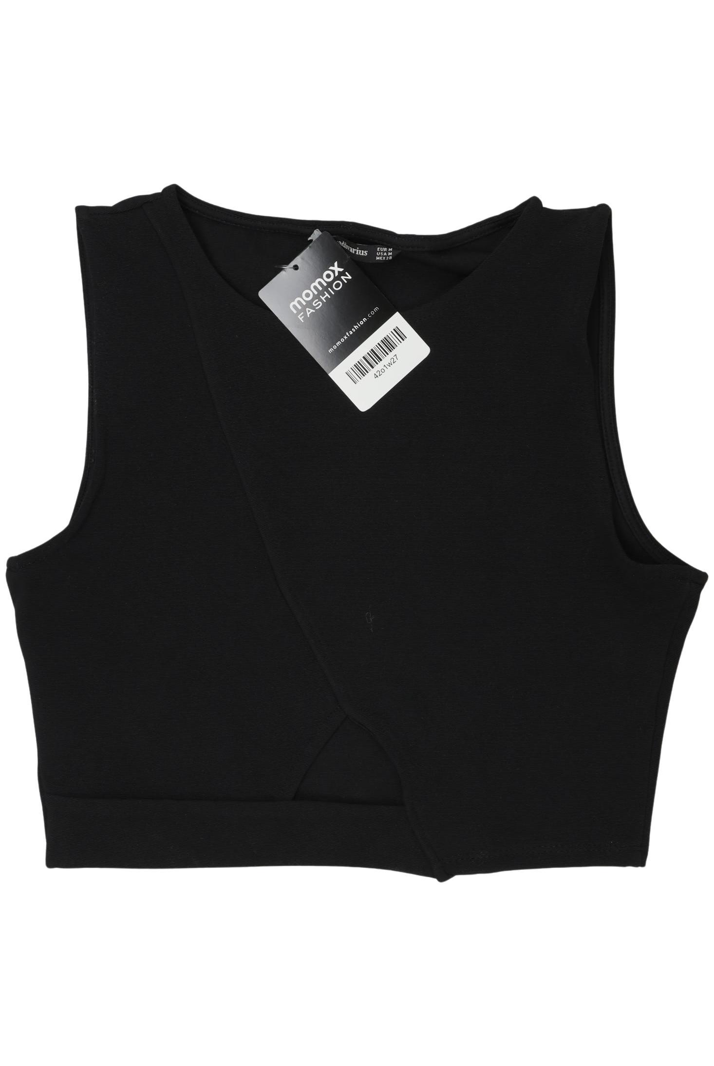 

Stradivarius Damen Top, schwarz, Gr. 38