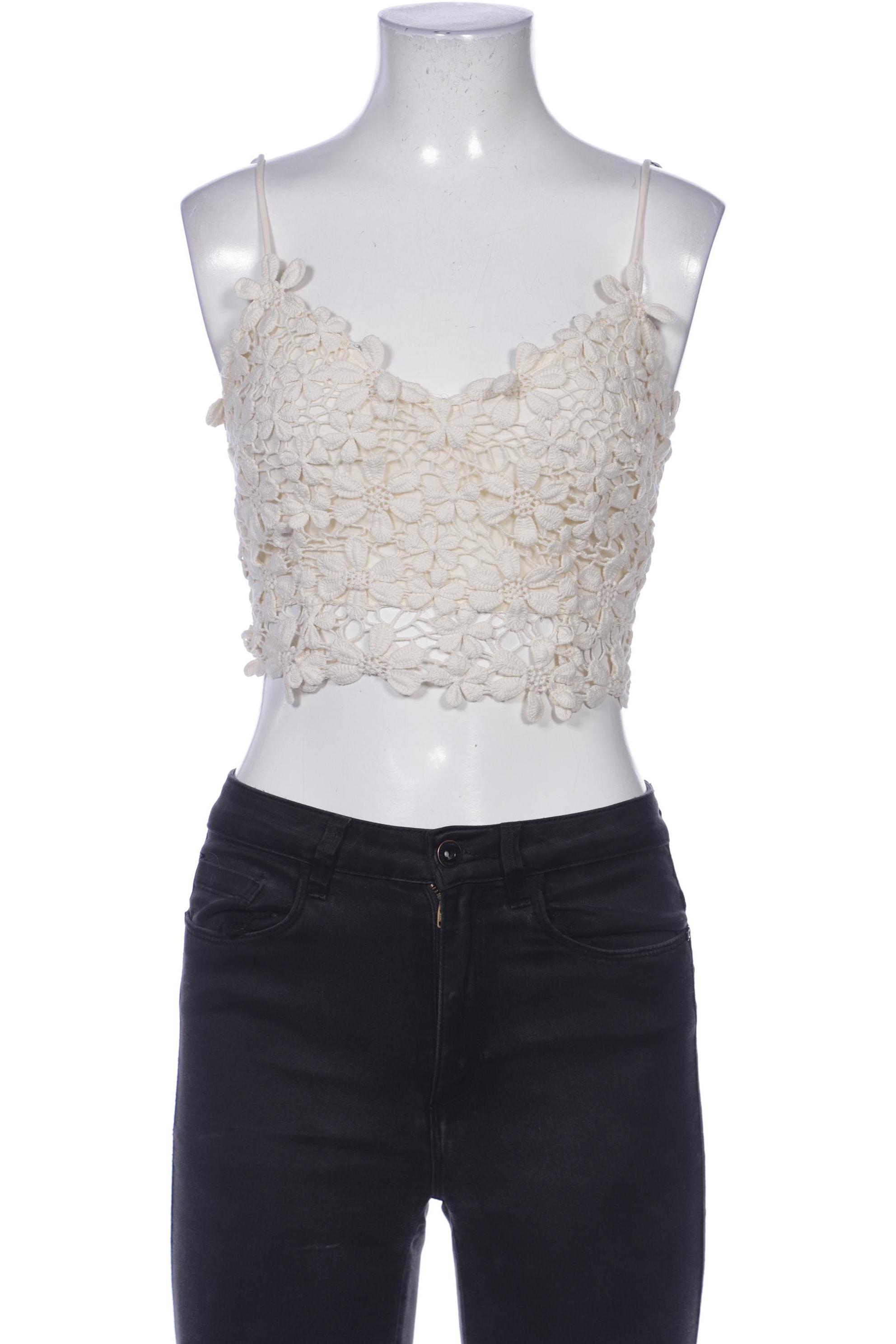 

Stradivarius Damen Top, cremeweiß, Gr. 36