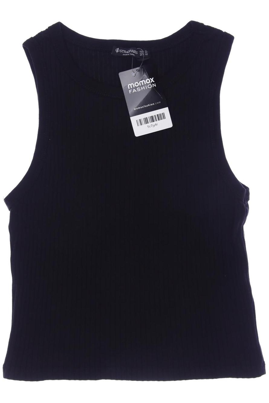 

Stradivarius Damen Top, schwarz, Gr. 44