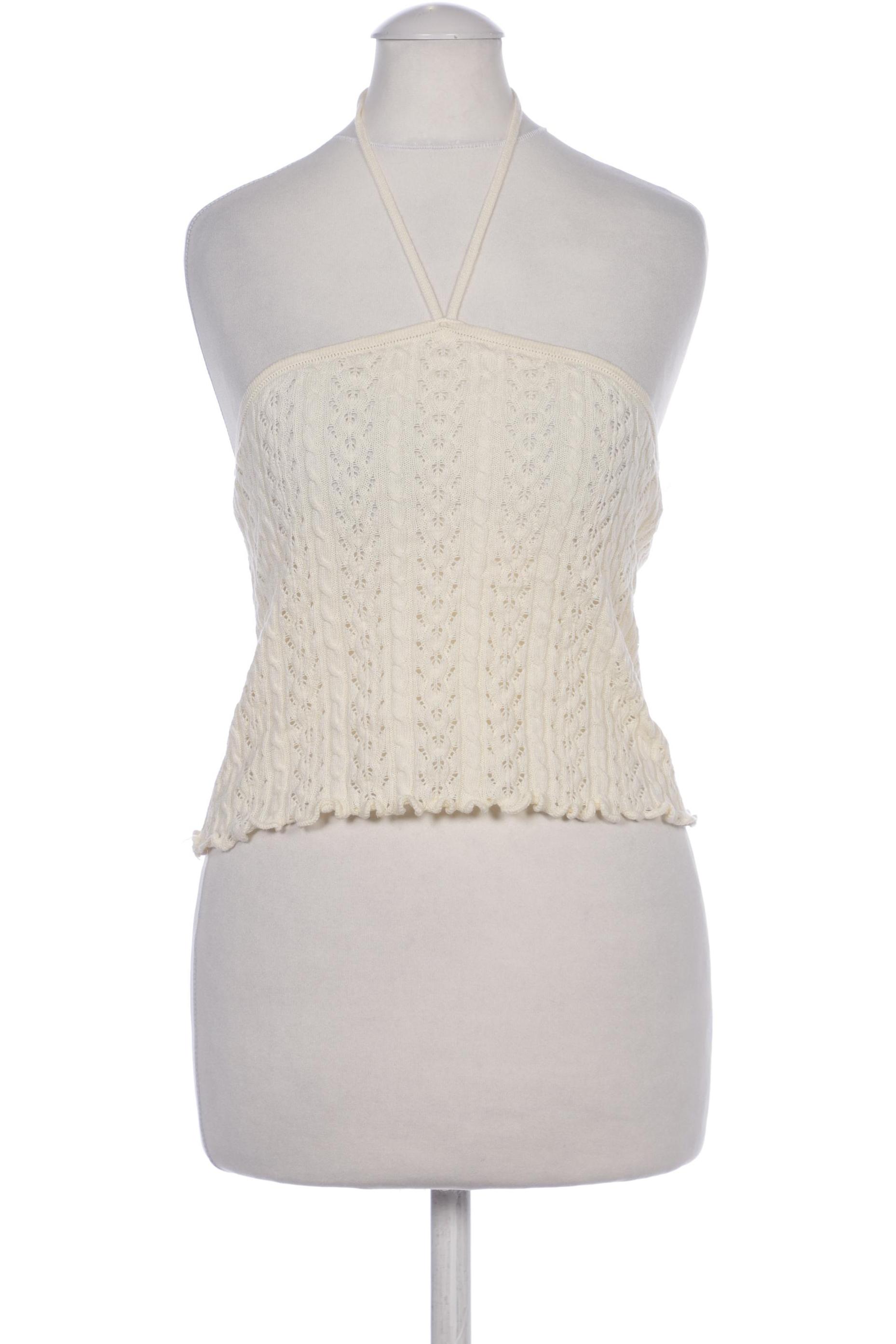 

Stradivarius Damen Top, cremeweiß, Gr. 34