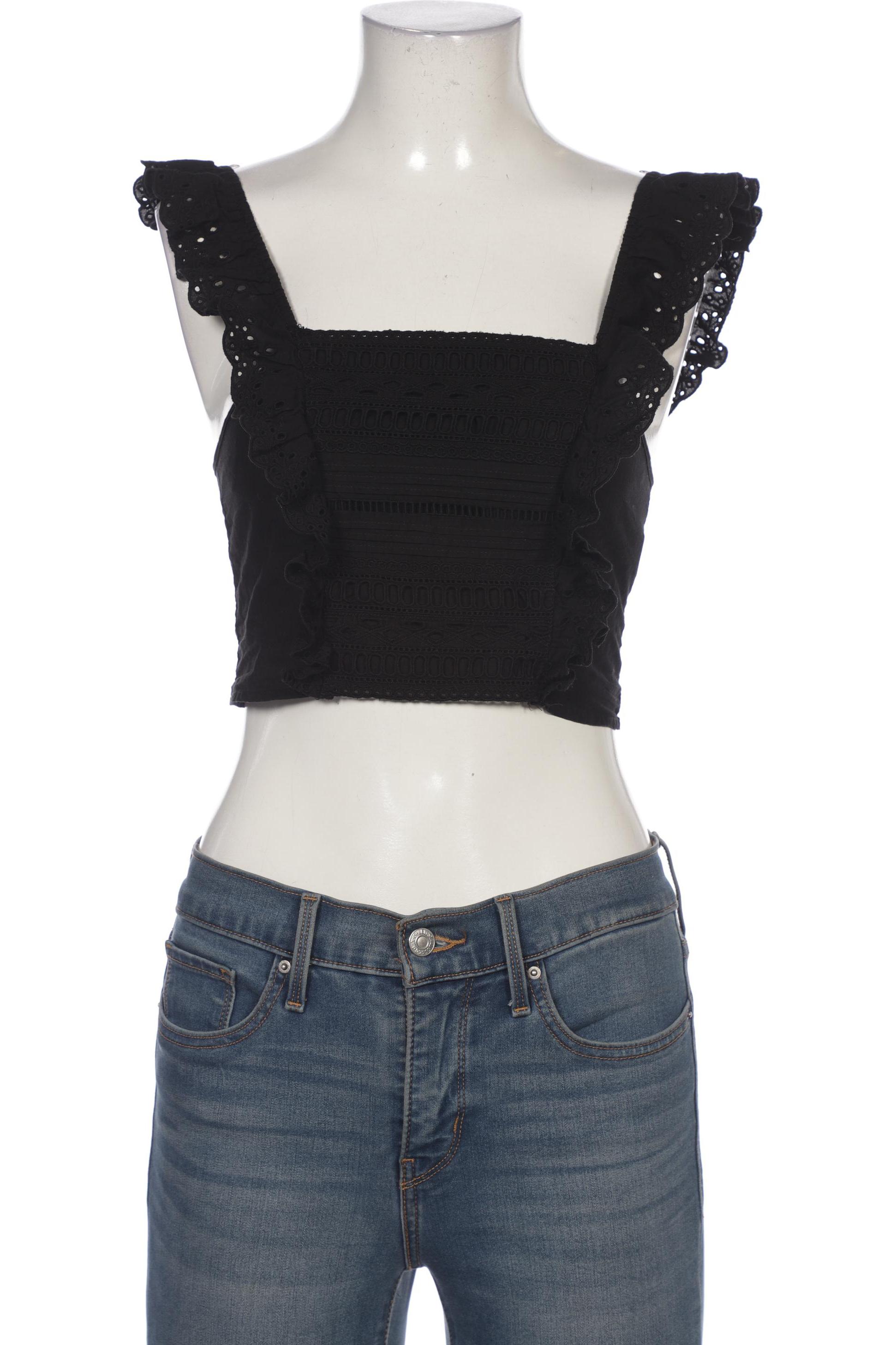 

Stradivarius Damen Top, schwarz, Gr. 34