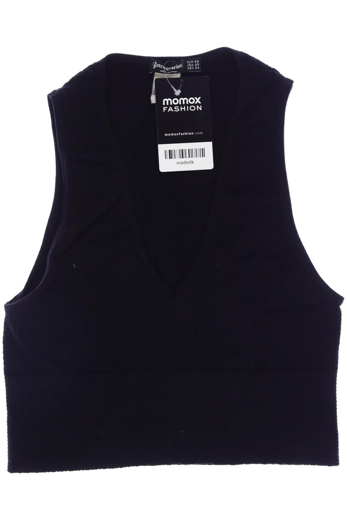 

Stradivarius Damen Top, schwarz, Gr. 34