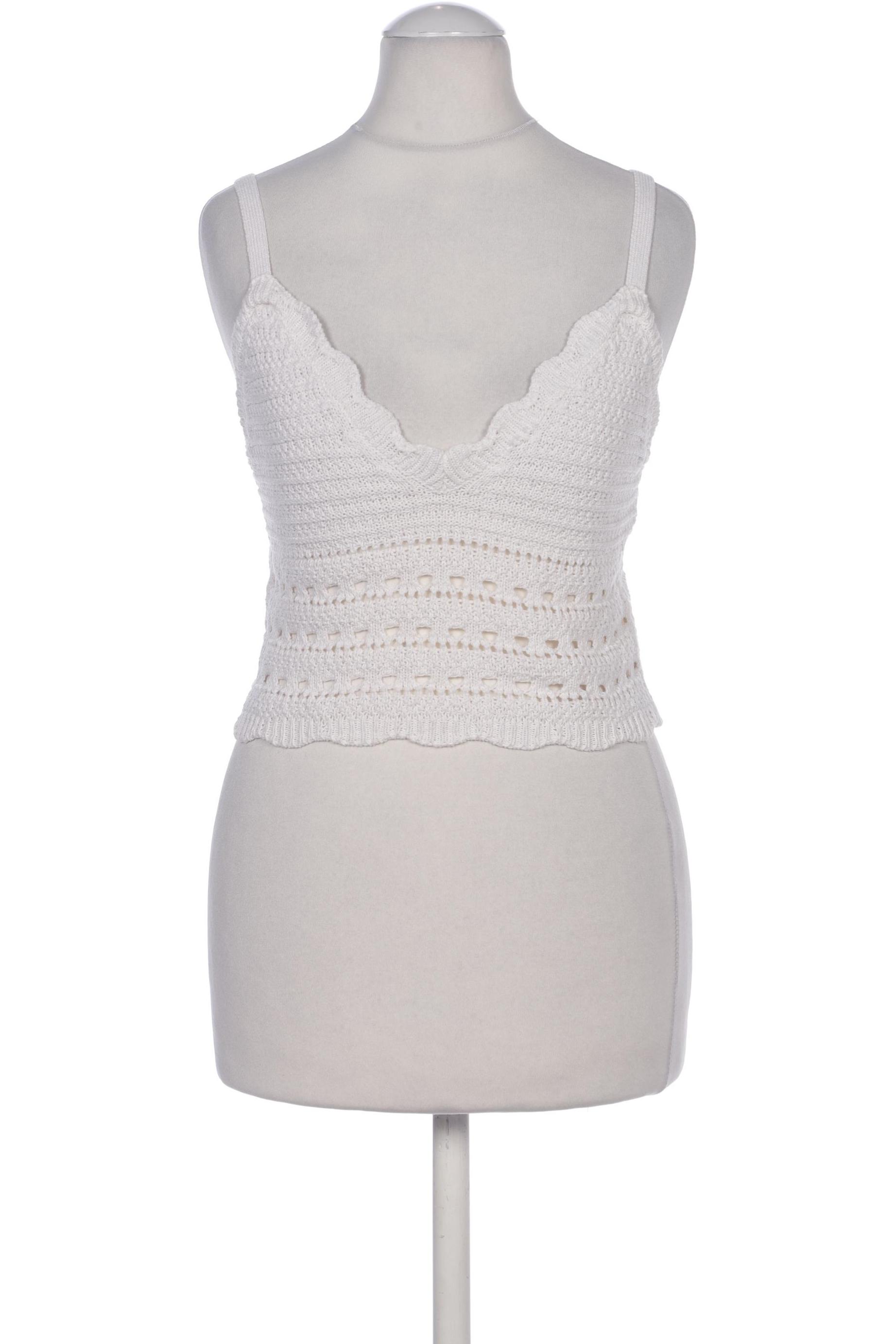 

Stradivarius Damen Top, cremeweiß, Gr. 36