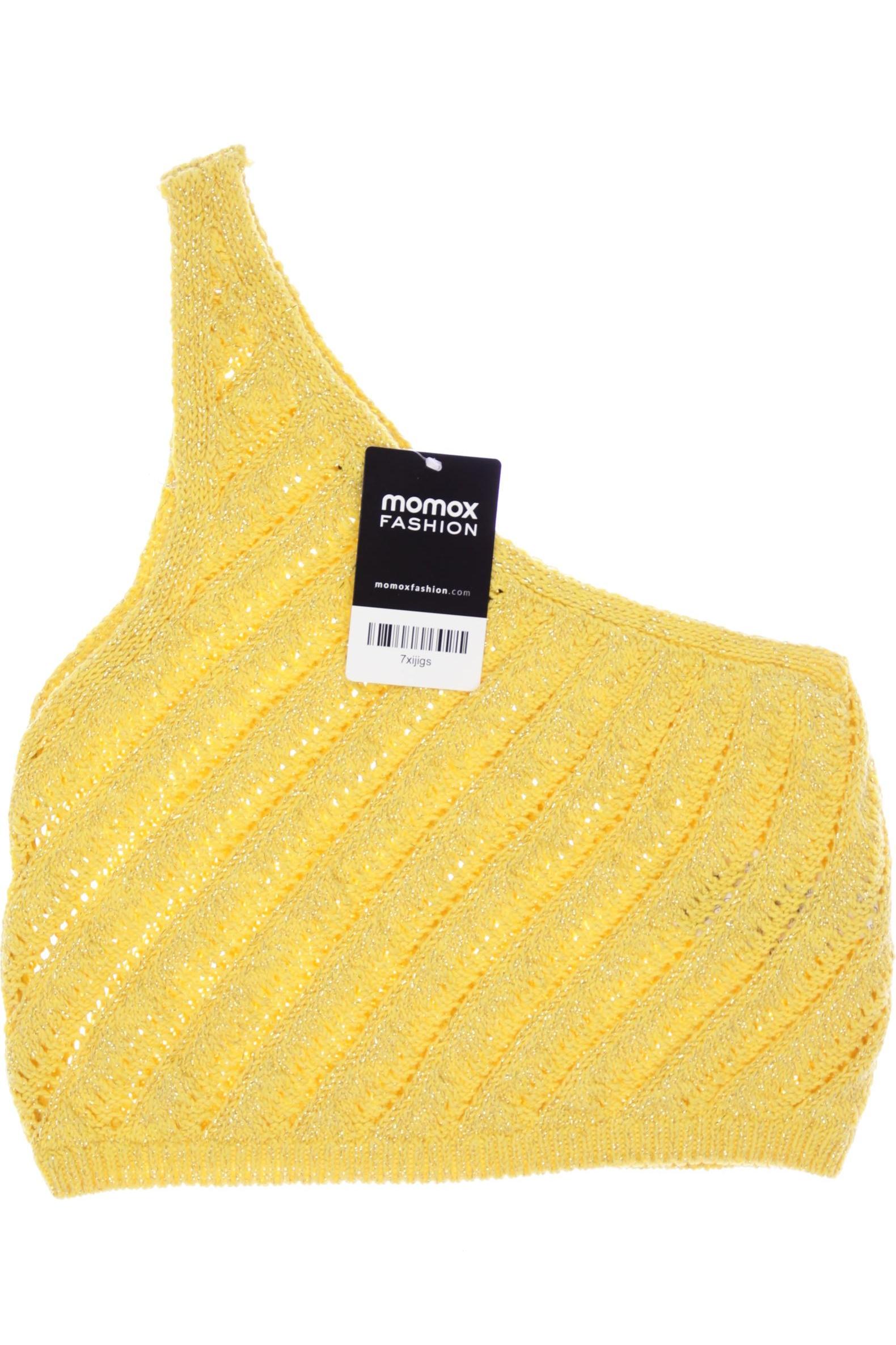 

Stradivarius Damen Top, gelb, Gr. 34