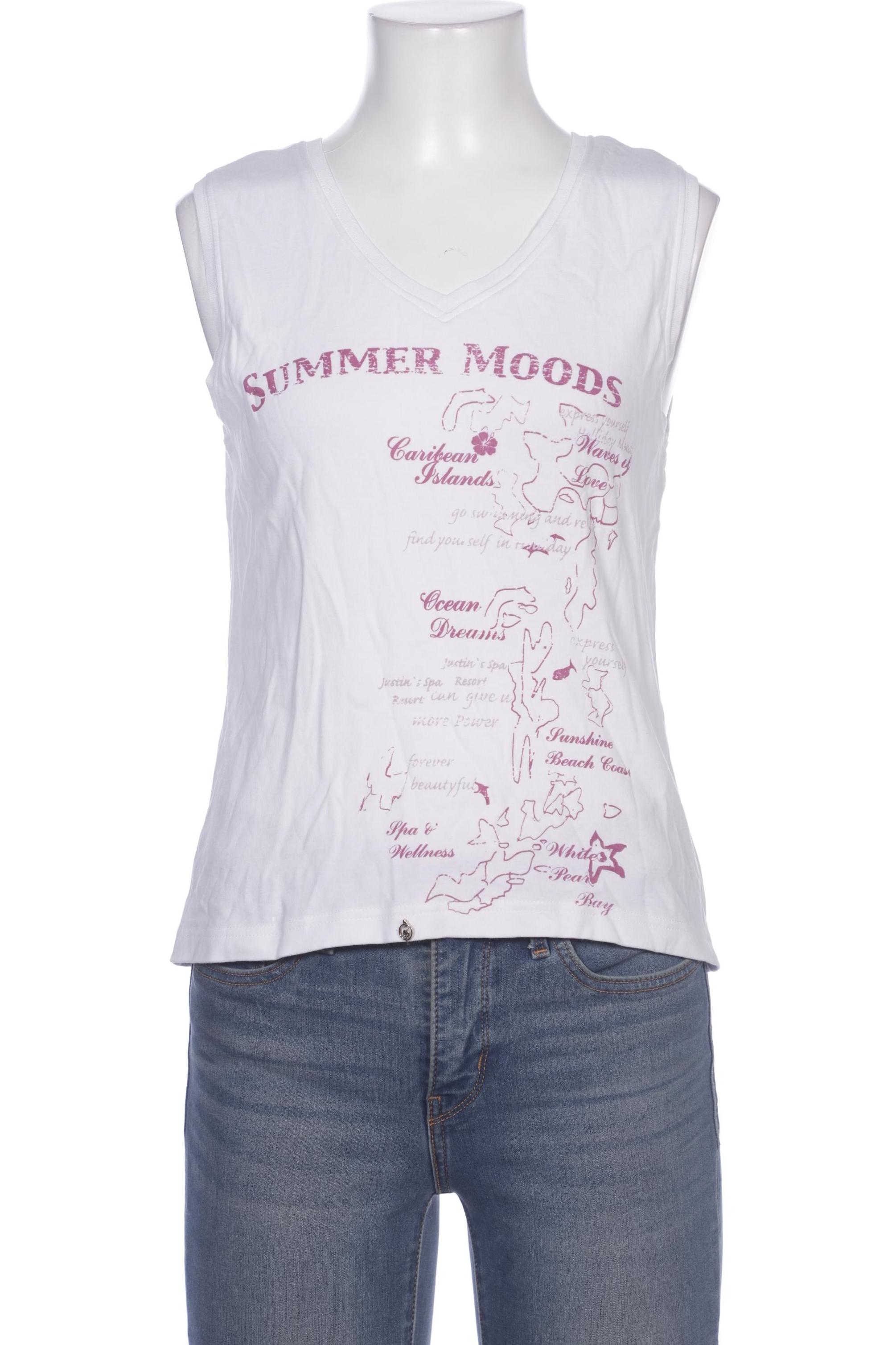 

Stradivarius Damen Top, weiß, Gr. 36