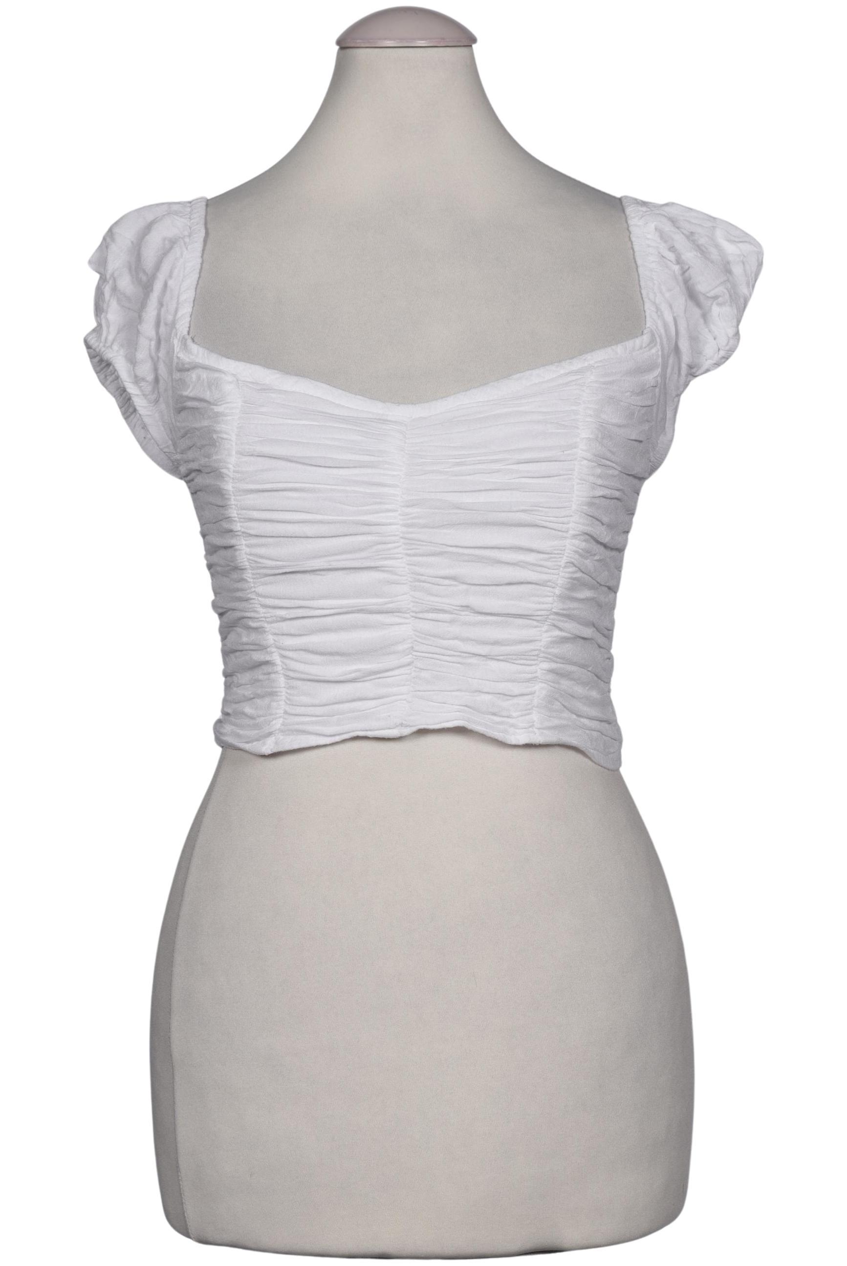 

Stradivarius Damen Top, weiß, Gr. 36