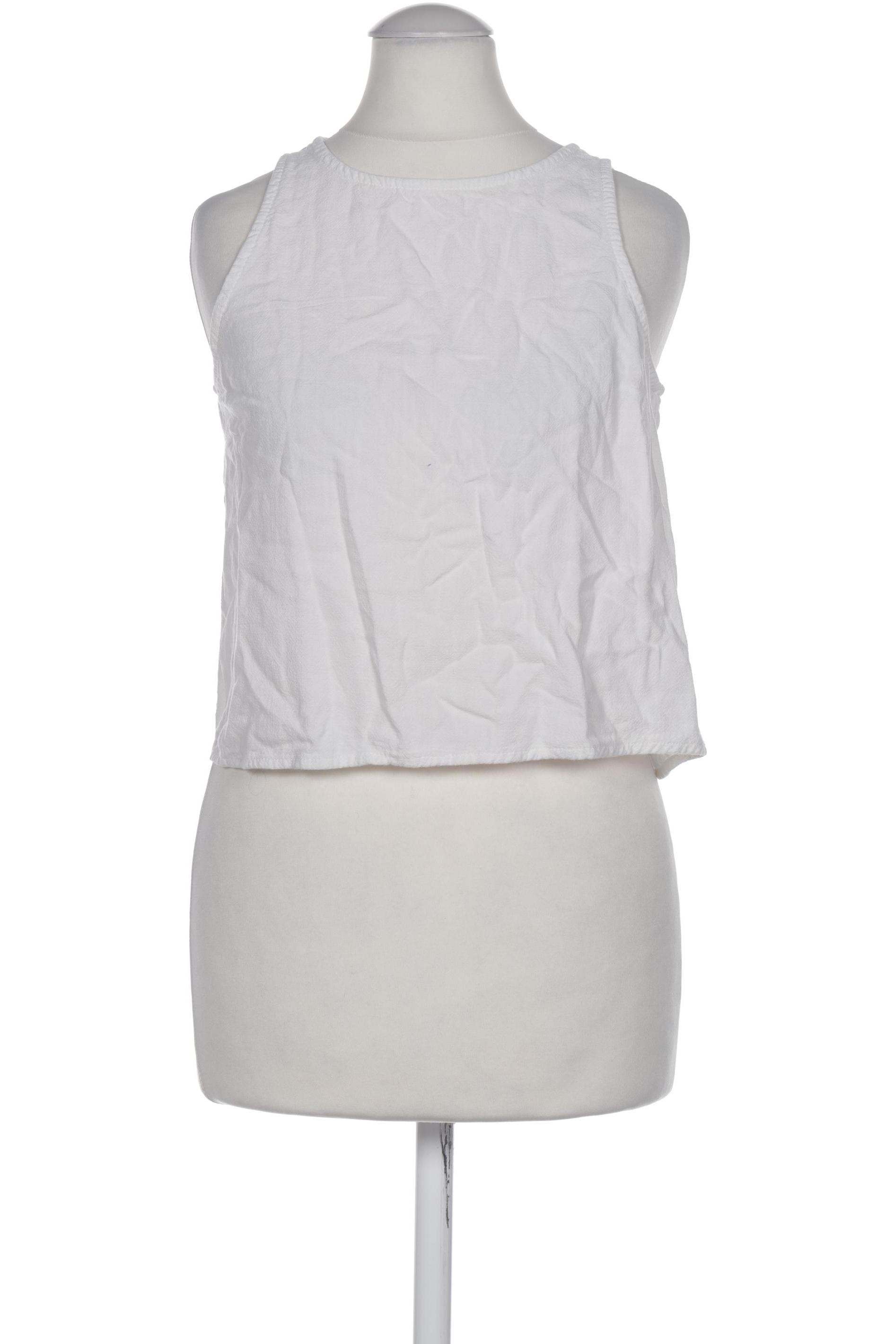 

Stradivarius Damen Top, weiß, Gr. 34