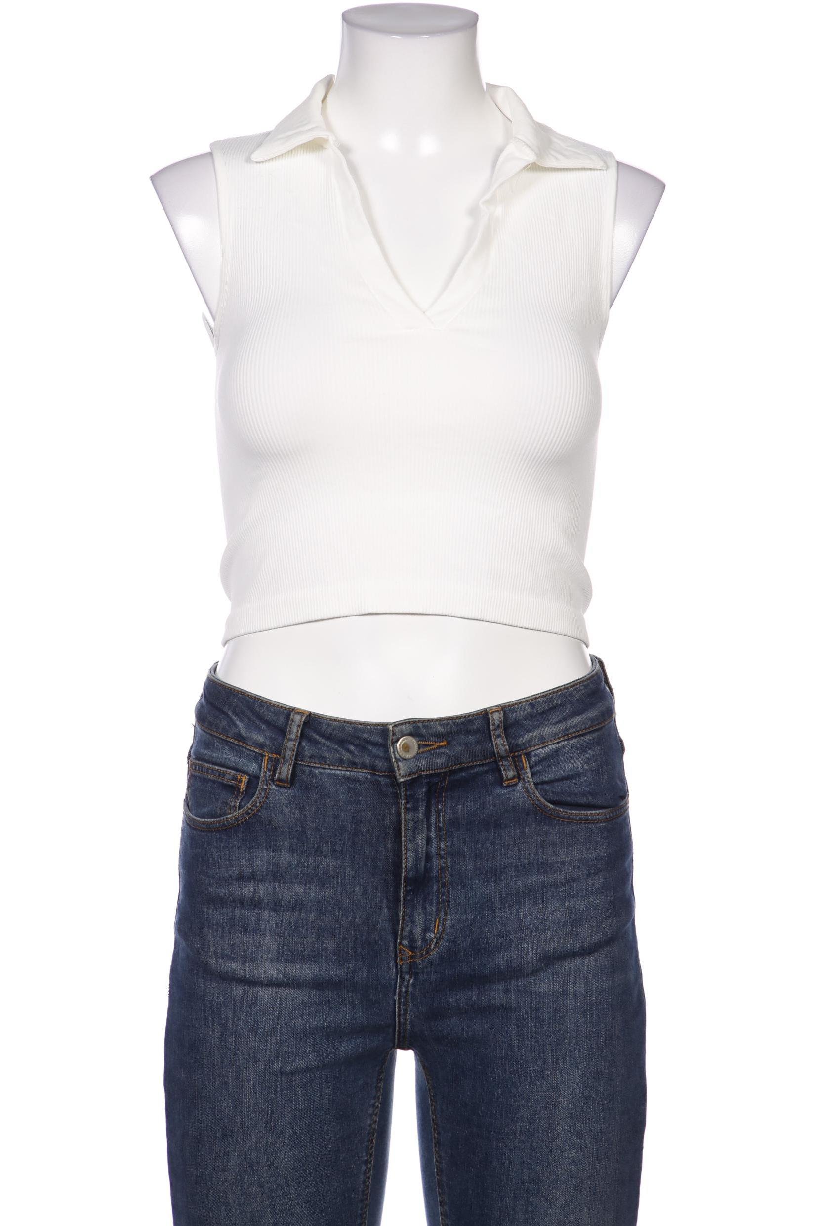 

Stradivarius Damen Top, weiß, Gr. 38