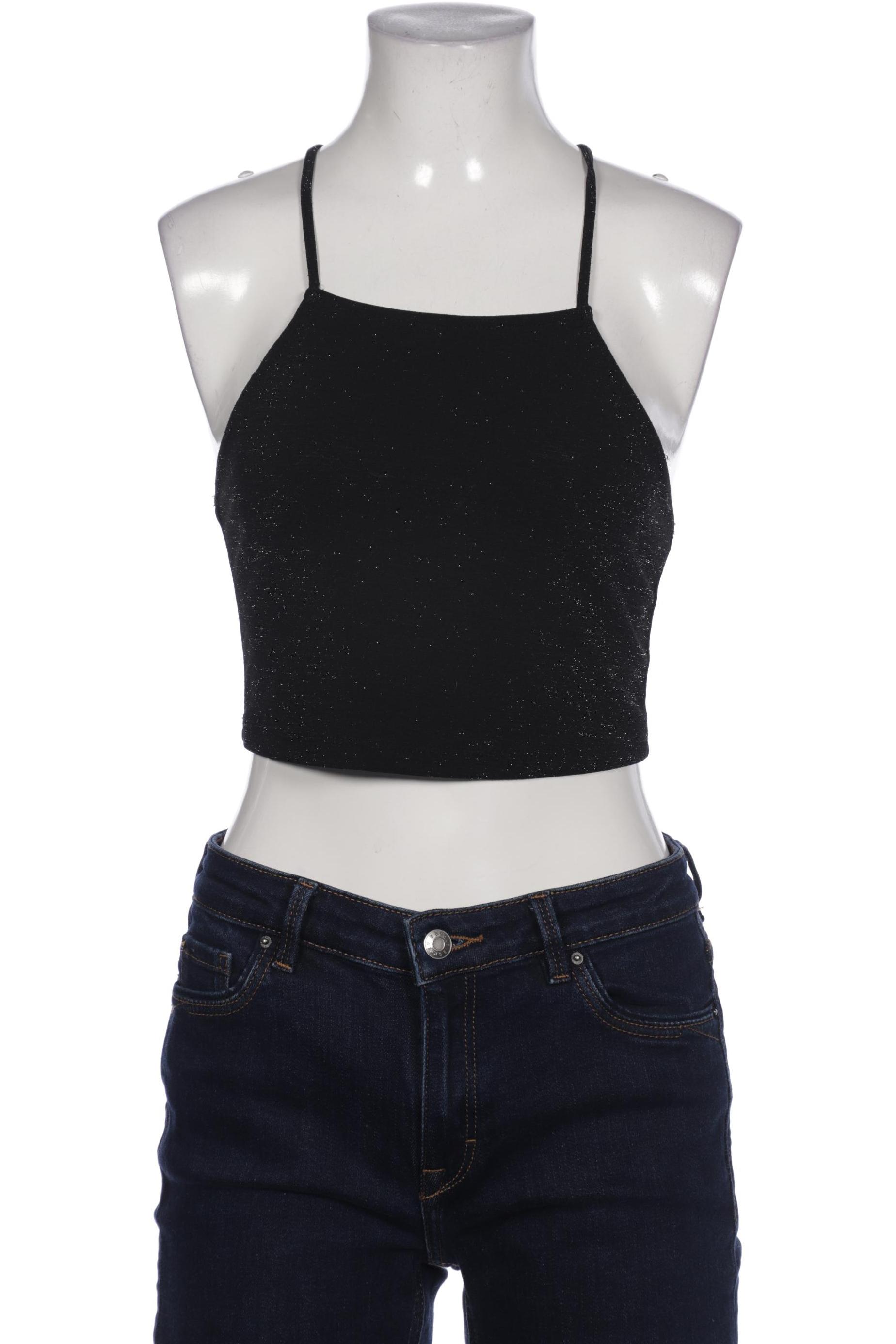 

Stradivarius Damen Top, schwarz, Gr. 36