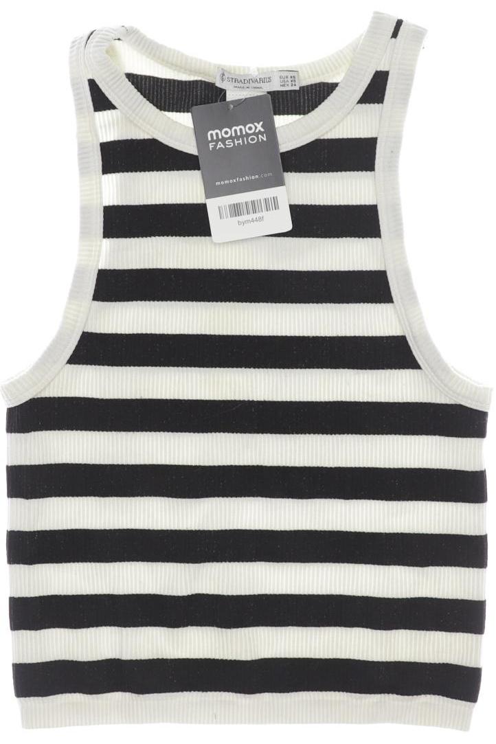 

Stradivarius Damen Top, weiß, Gr. 34