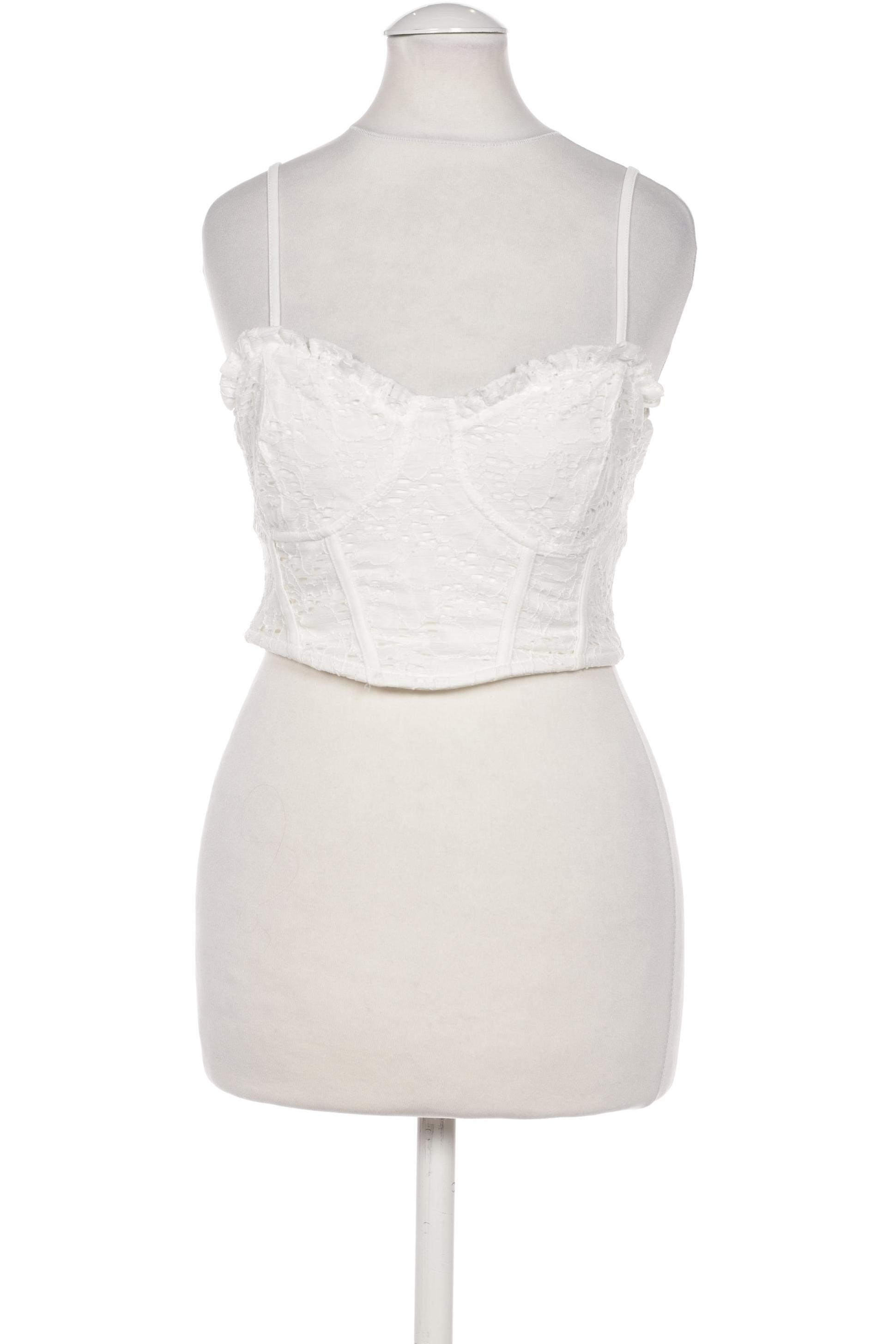 

Stradivarius Damen Top, weiß