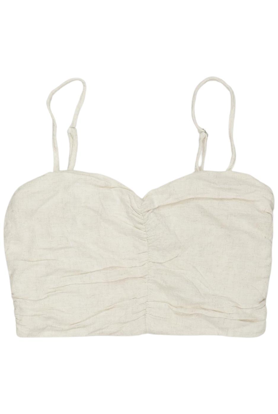 

Stradivarius Damen Top, cremeweiß, Gr. 38