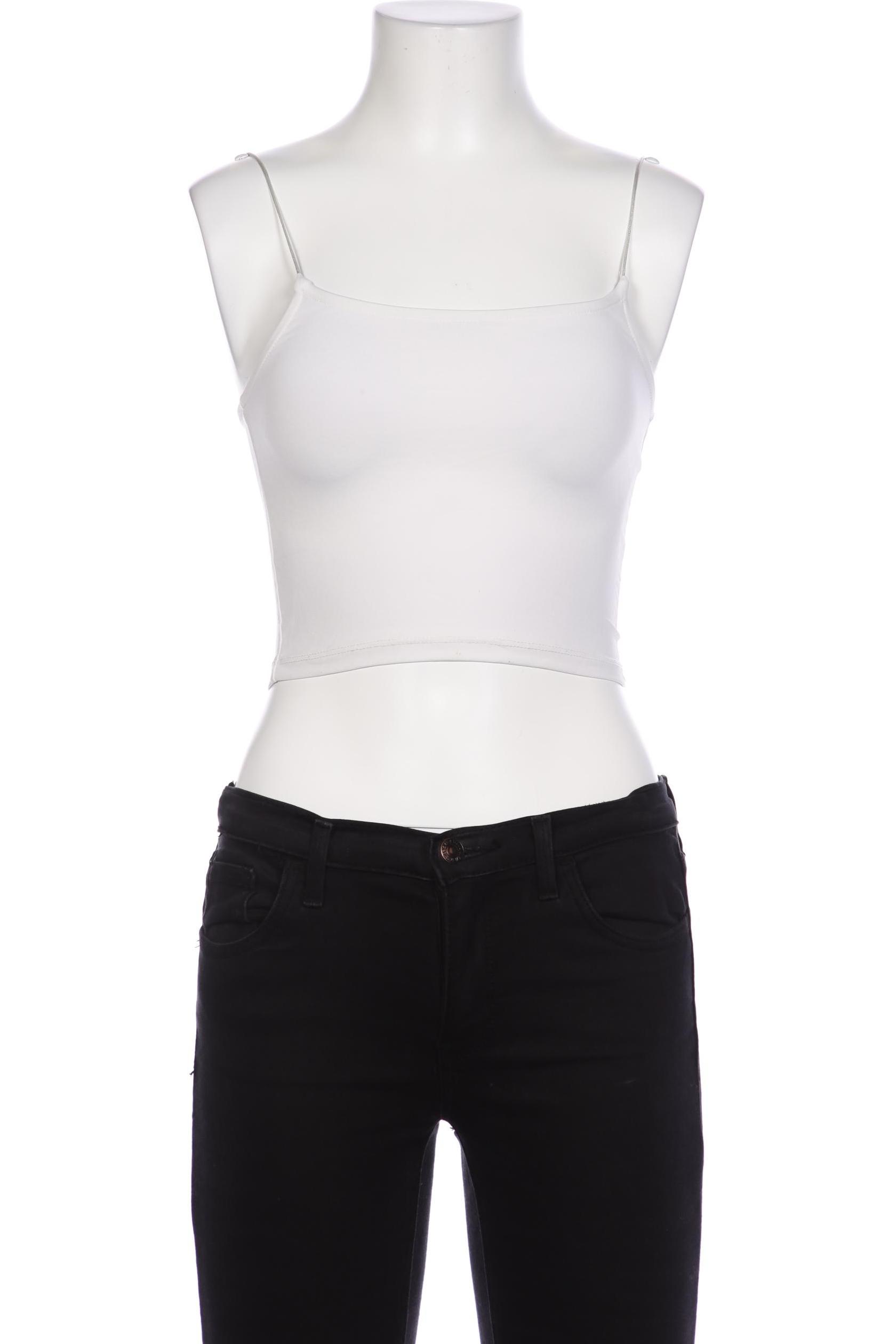 

Stradivarius Damen Top, weiß, Gr. 36