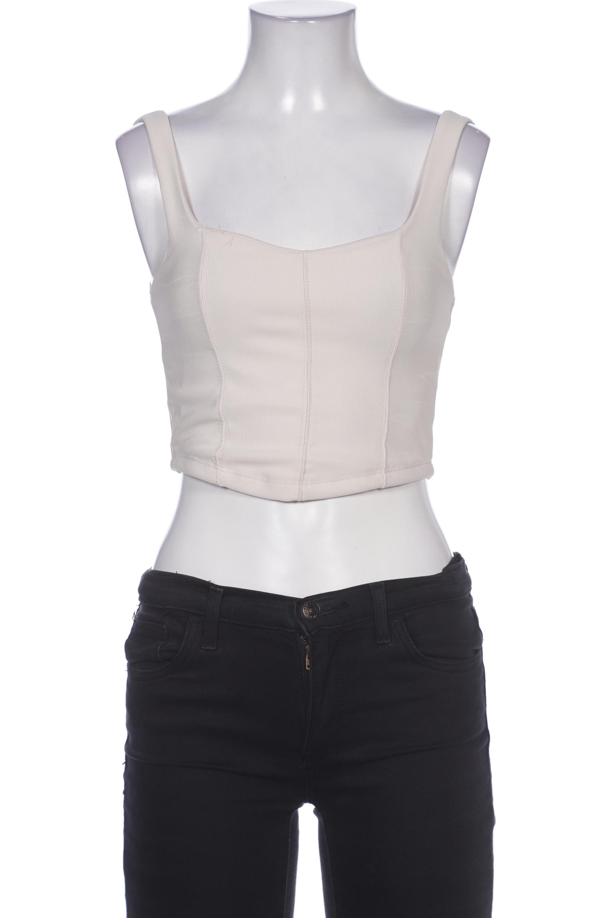 

Stradivarius Damen Top, cremeweiß, Gr. 36