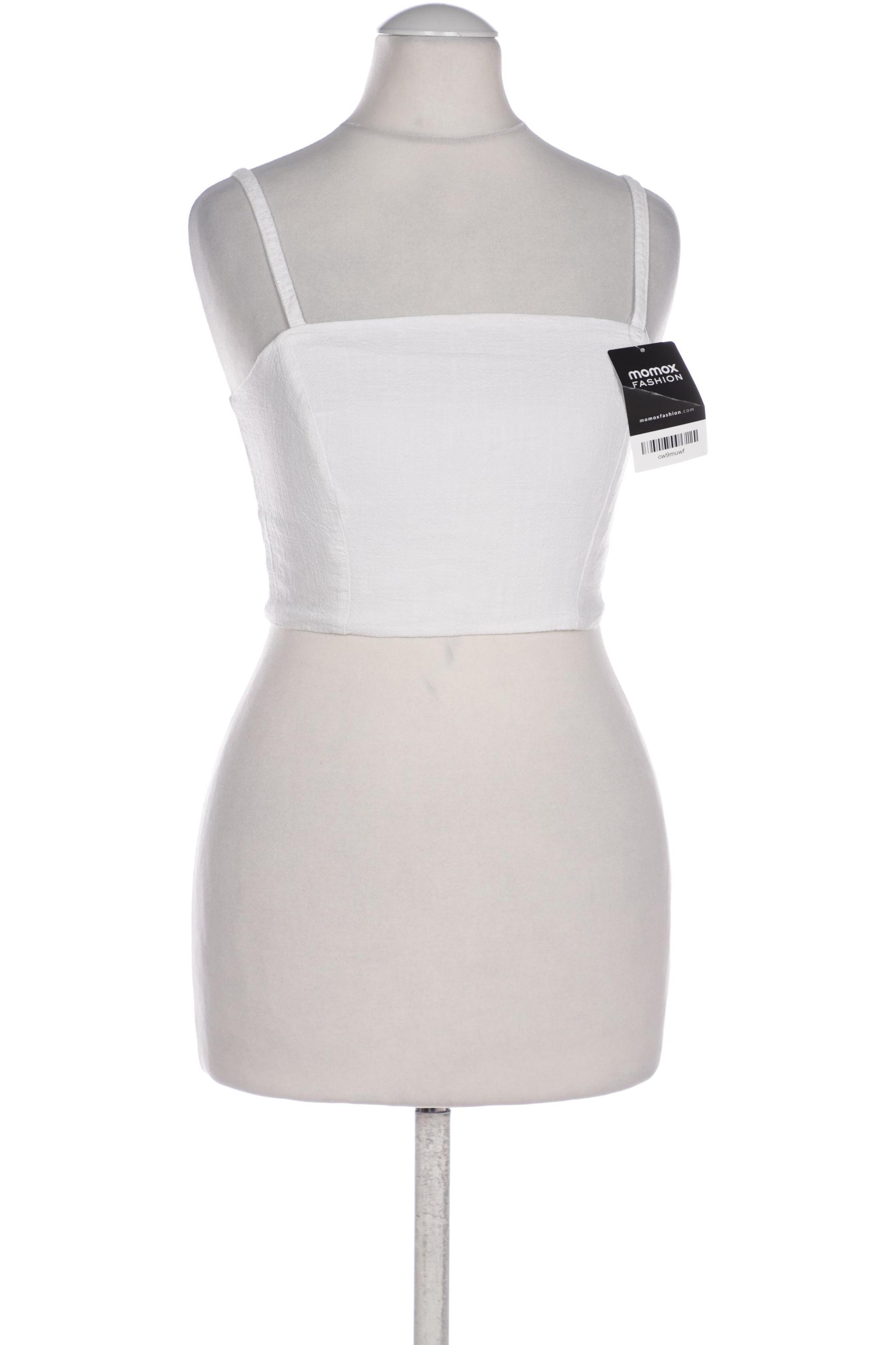 

Stradivarius Damen Top, weiß, Gr. 34