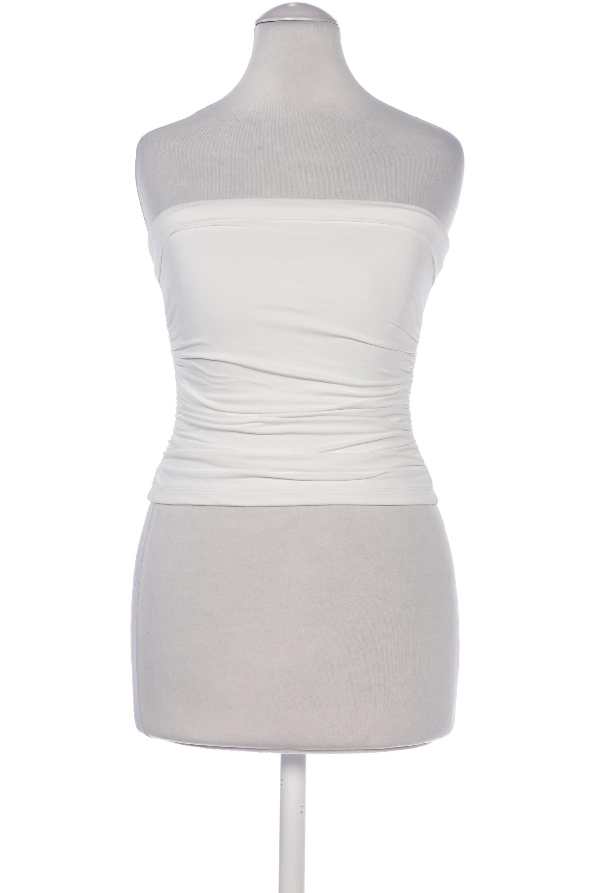 

Stradivarius Damen Top, weiß, Gr. 34