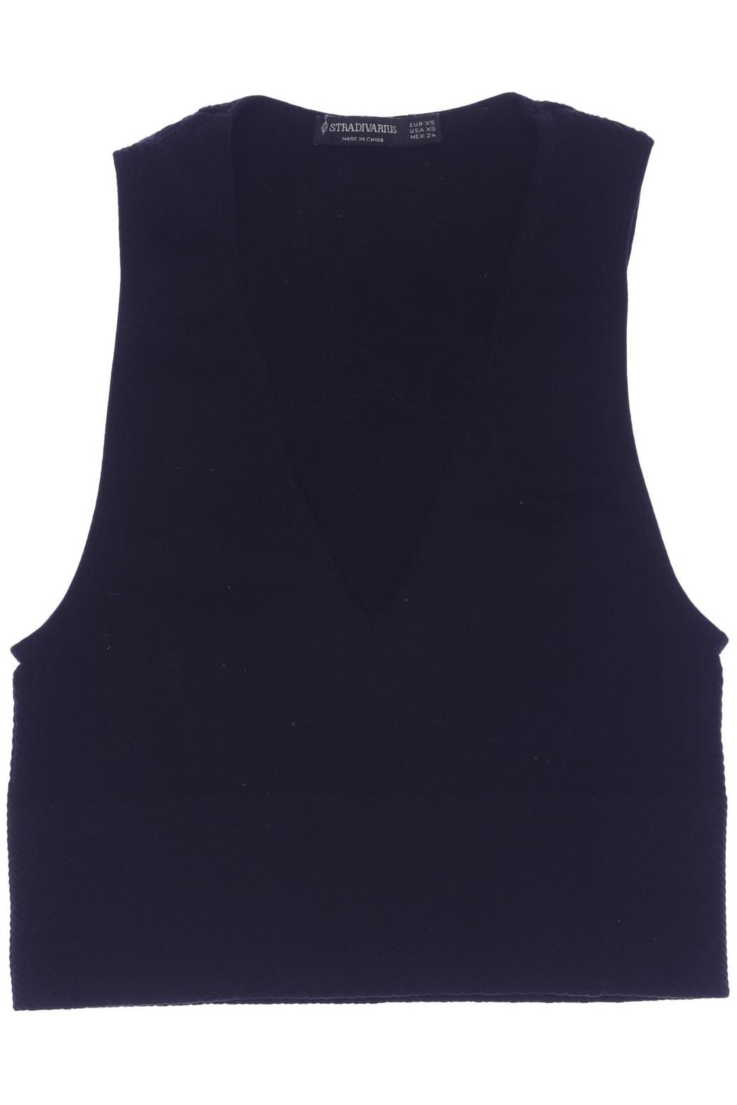 

Stradivarius Damen Top, schwarz, Gr. 34