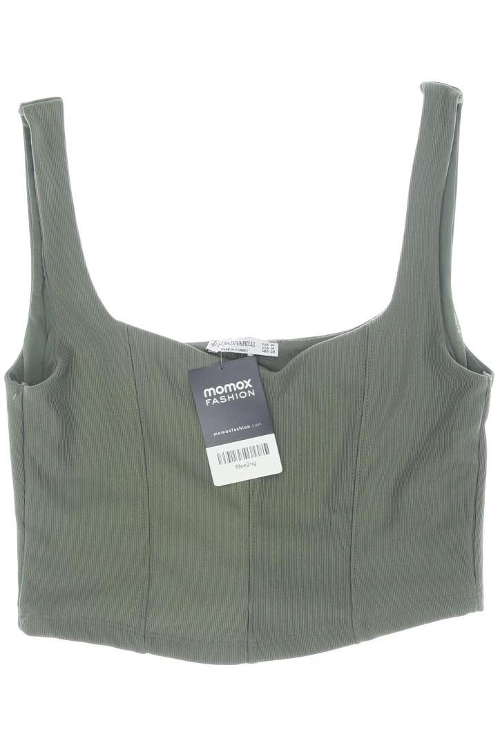 

Stradivarius Damen Top, grün, Gr. 38