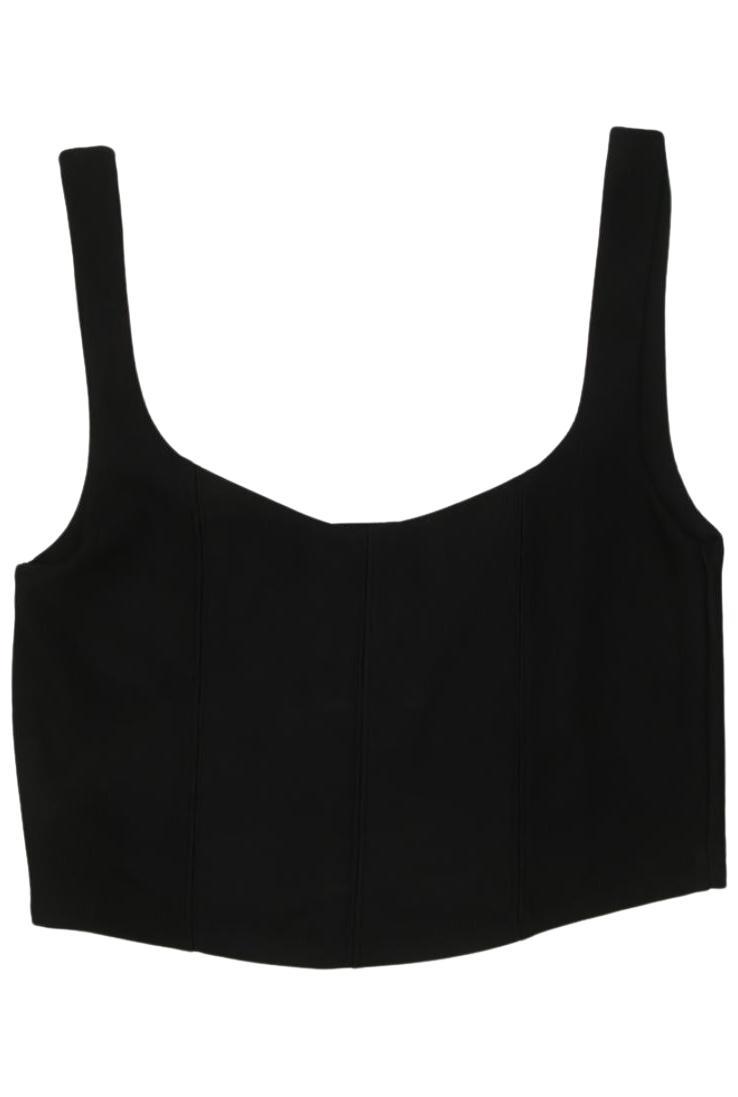 

Stradivarius Damen Top, schwarz, Gr. 38