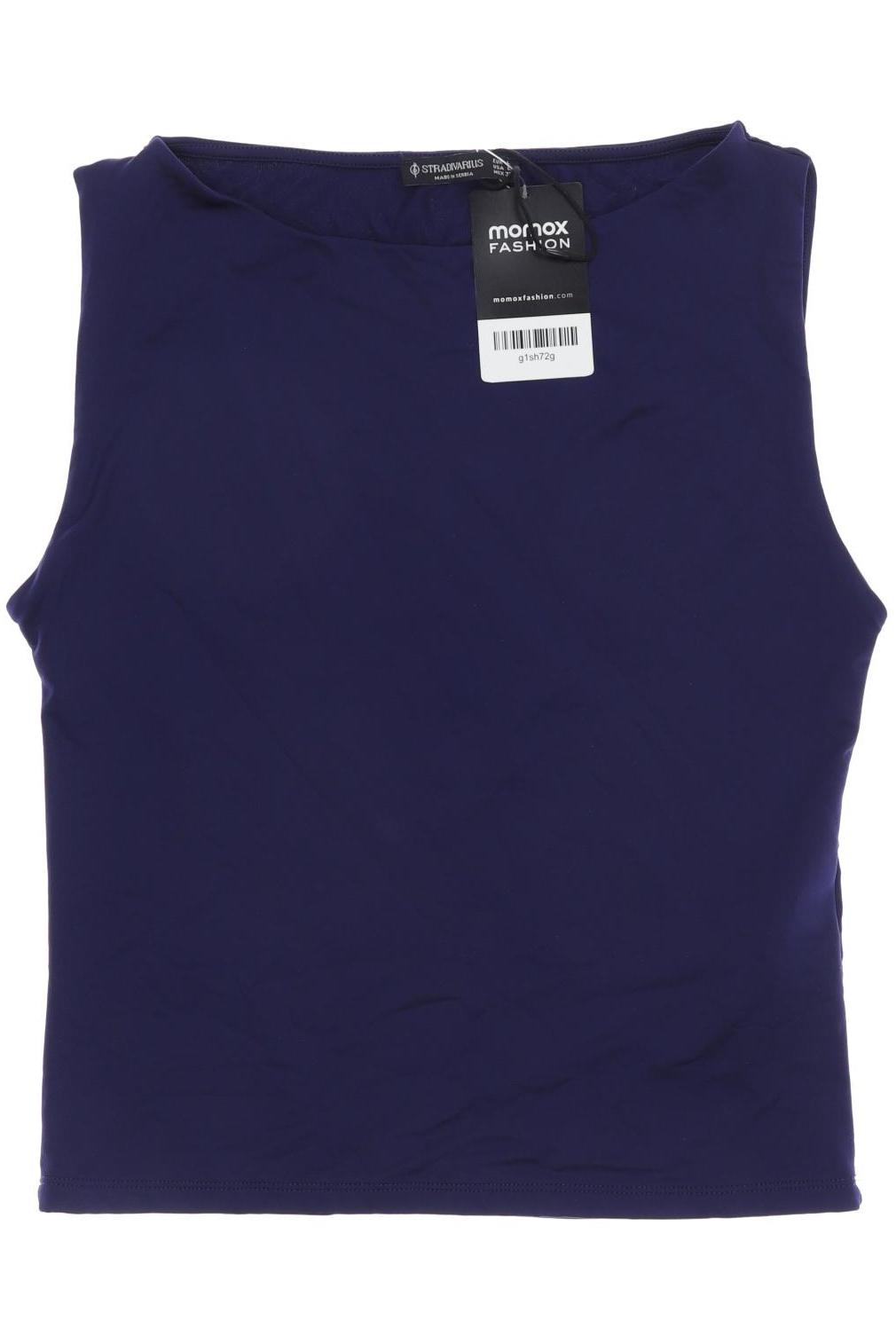 

Stradivarius Damen Top, marineblau, Gr. 42
