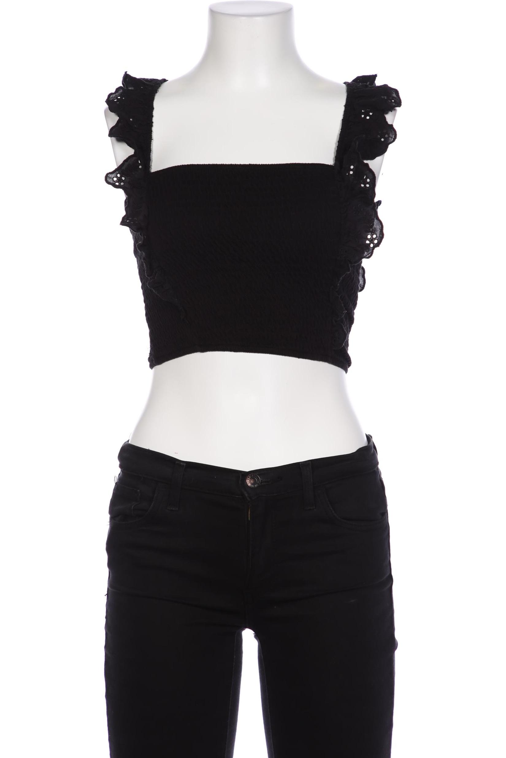 

Stradivarius Damen Top, schwarz, Gr. 34