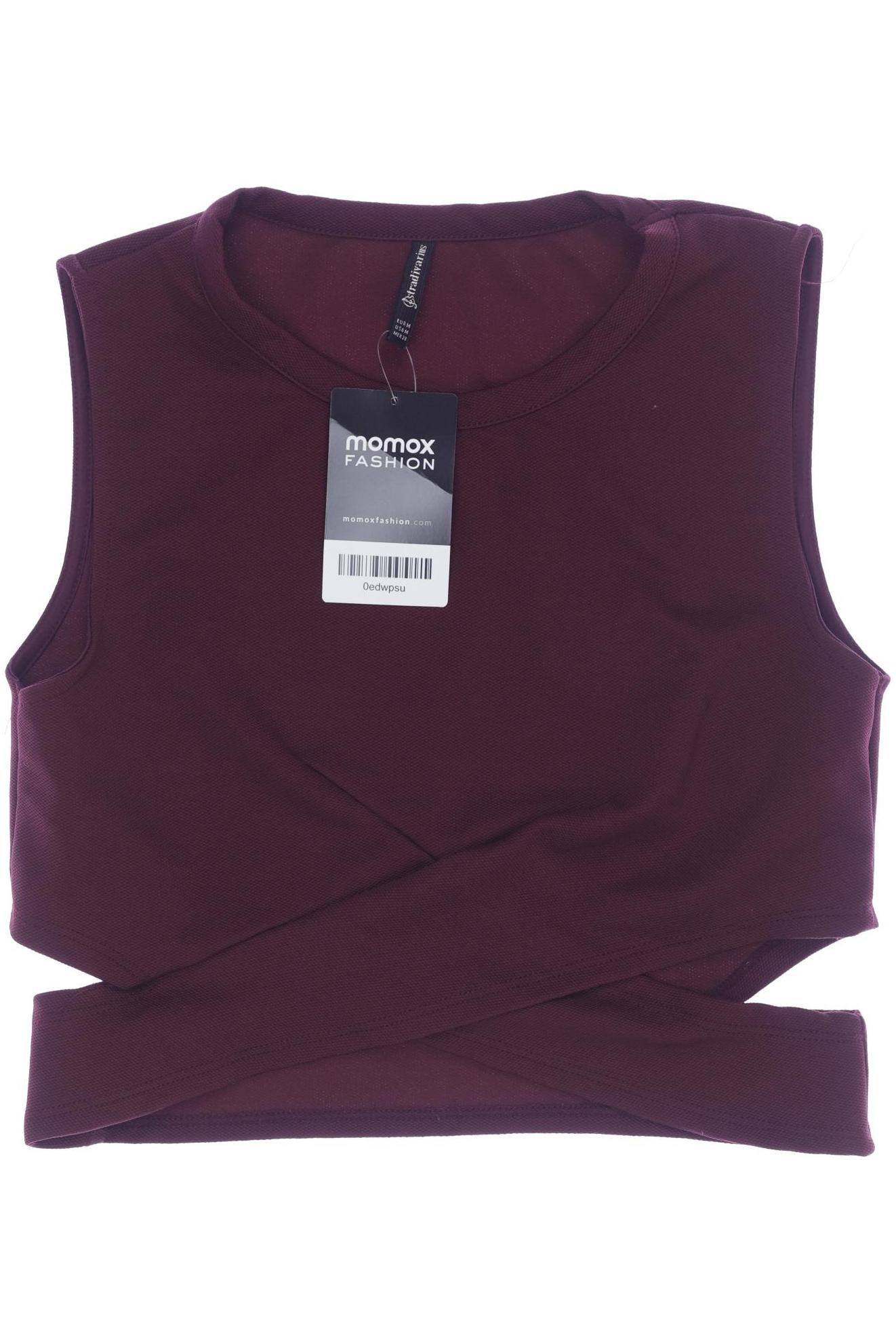 

Stradivarius Damen Top, bordeaux, Gr. 38