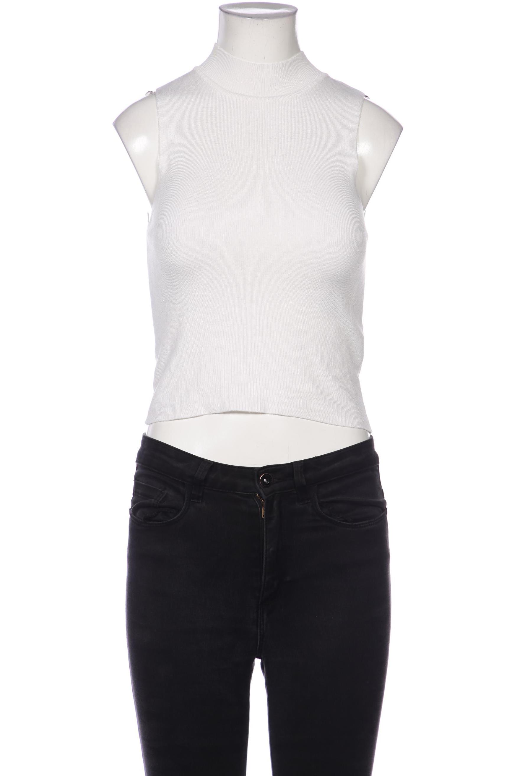 

Stradivarius Damen Top, weiß, Gr. 36