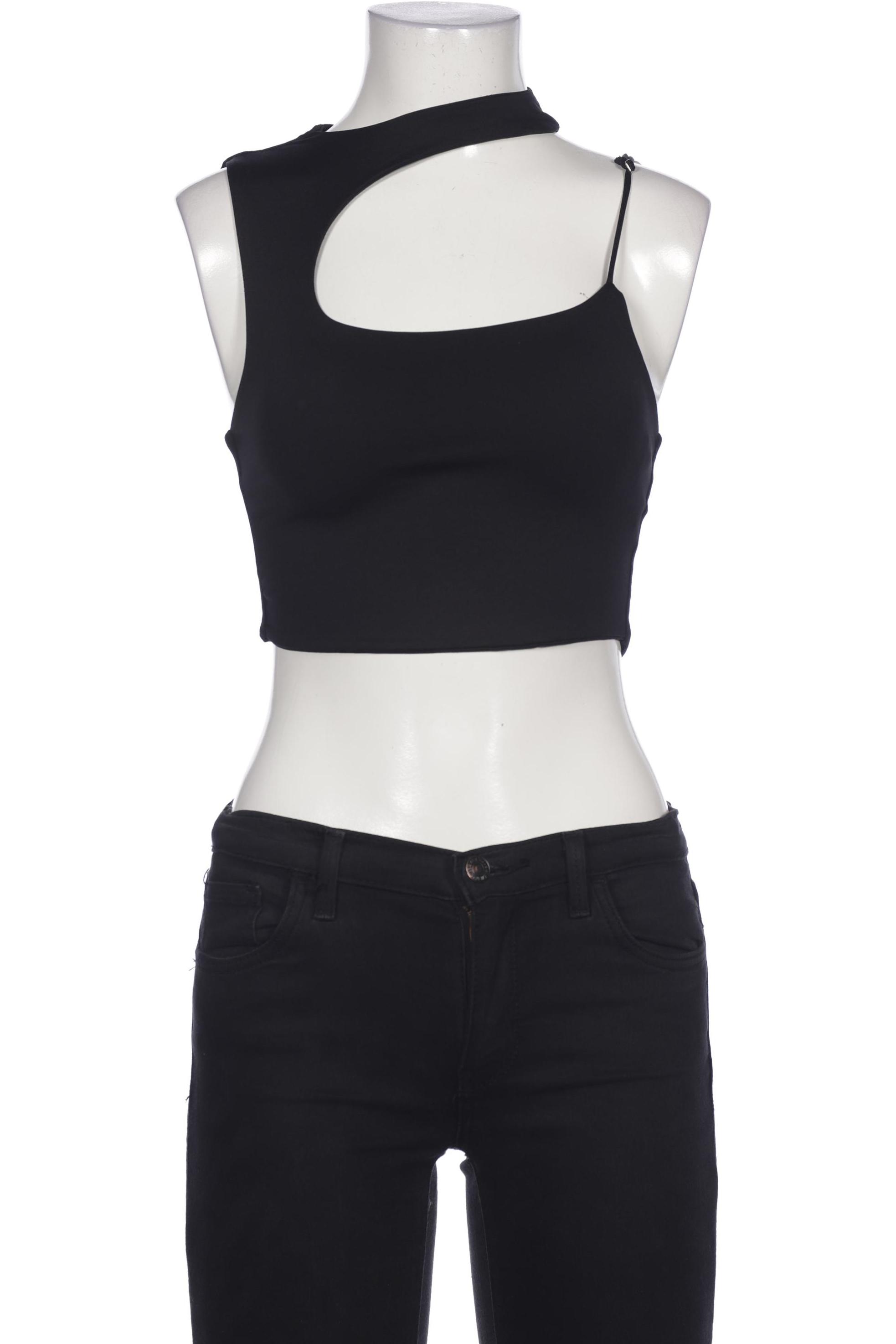

Stradivarius Damen Top, schwarz, Gr. 34