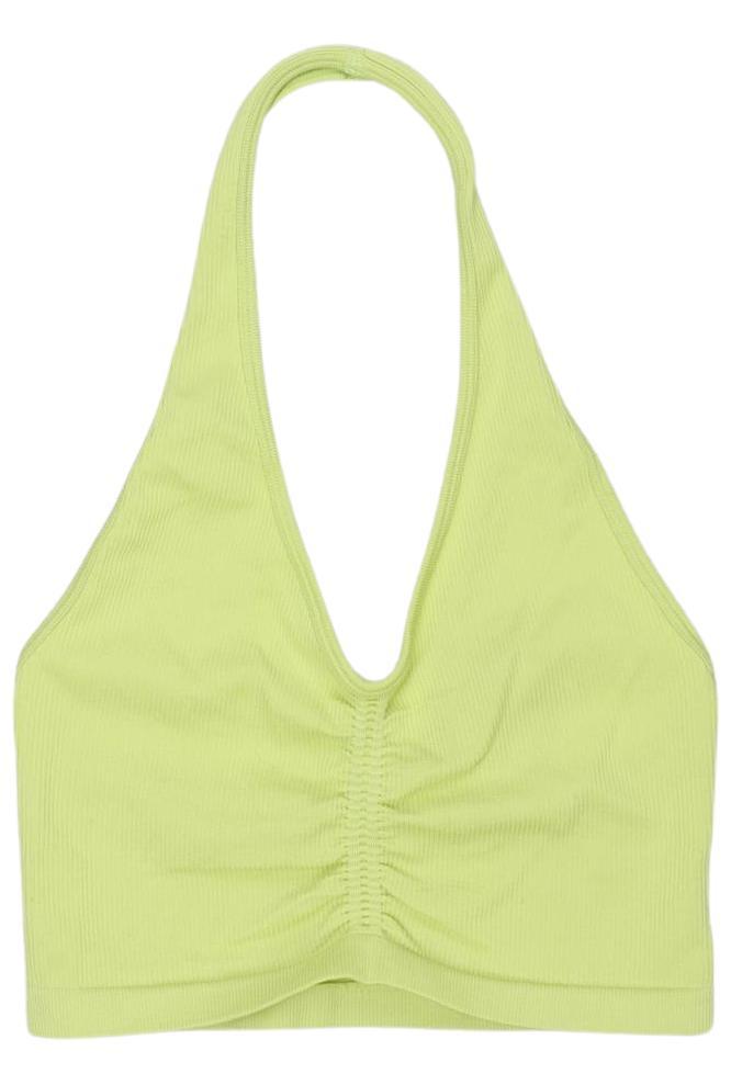

Stradivarius Damen Top, hellgrün, Gr. 36