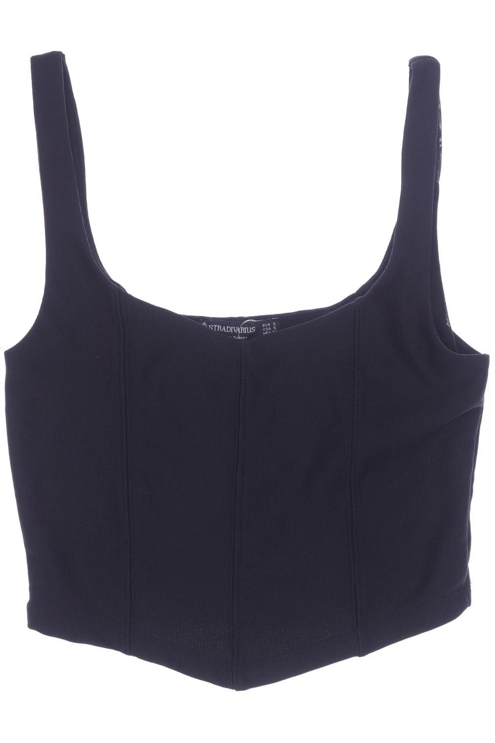 

Stradivarius Damen Top, schwarz