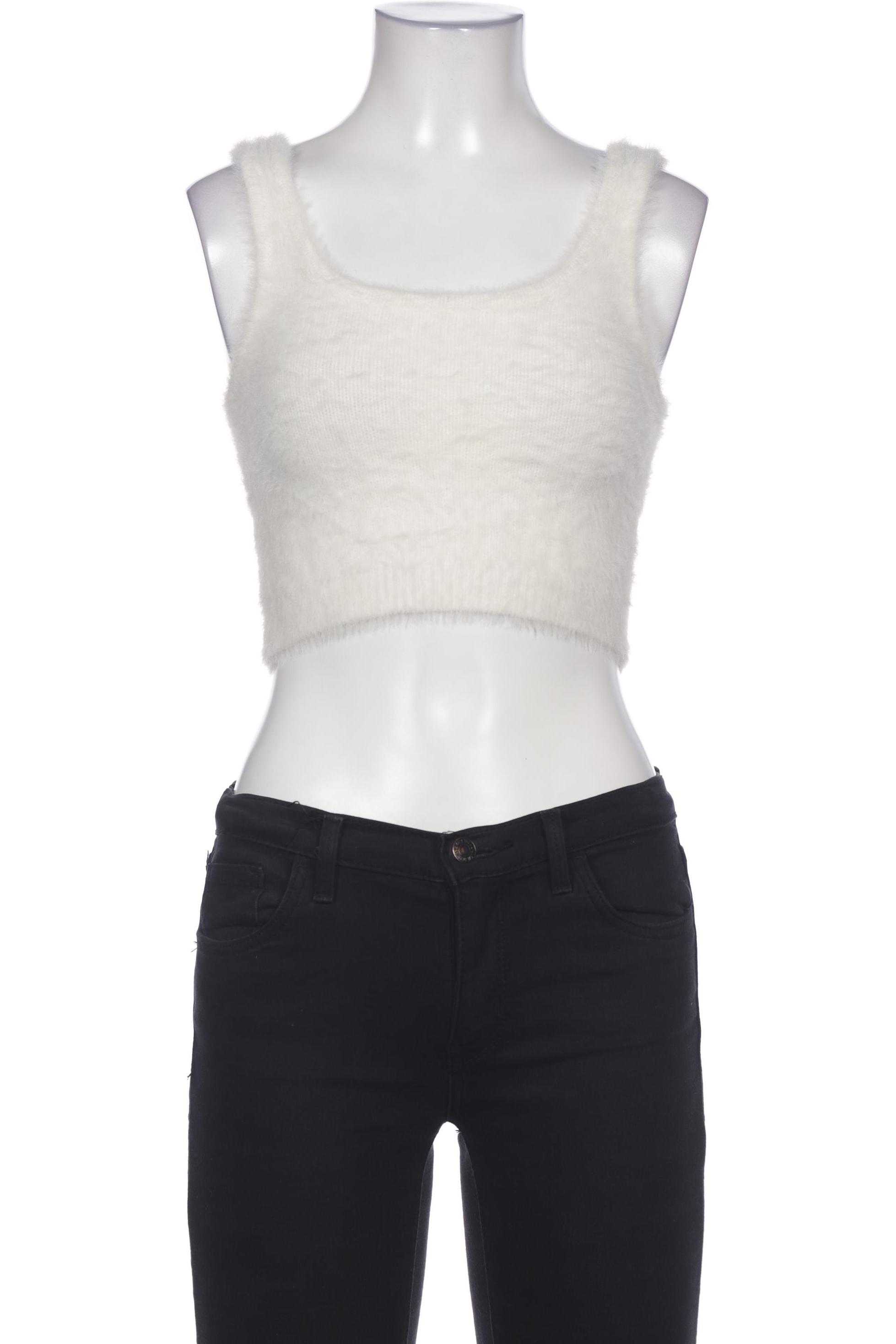 

Stradivarius Damen Top, weiß, Gr. 36