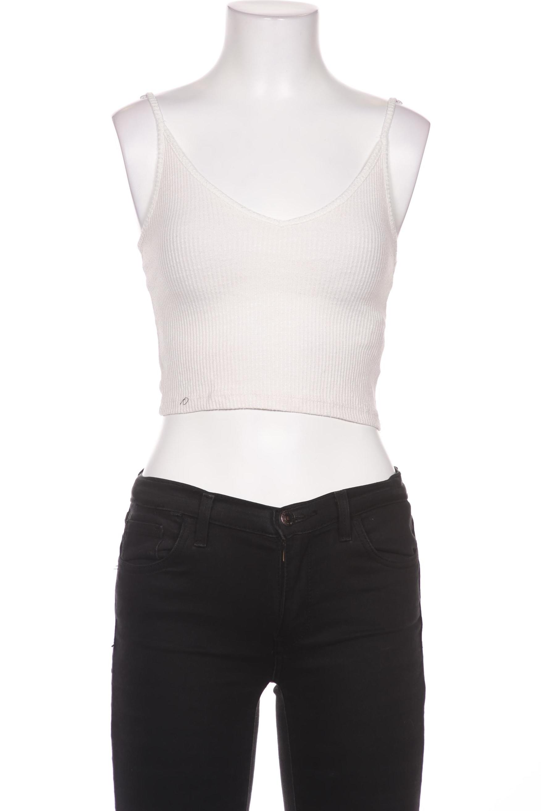 

Stradivarius Damen Top, weiß, Gr. 36