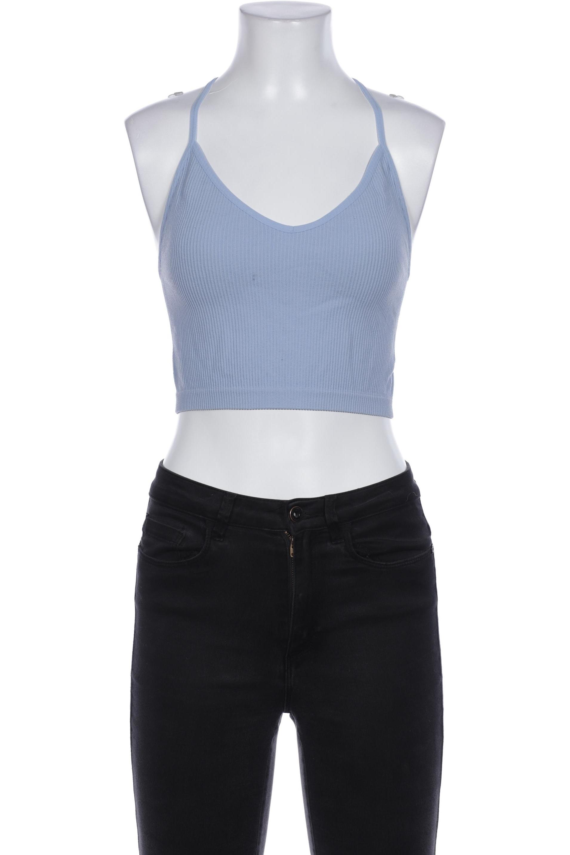

Stradivarius Damen Top, hellblau, Gr. 34