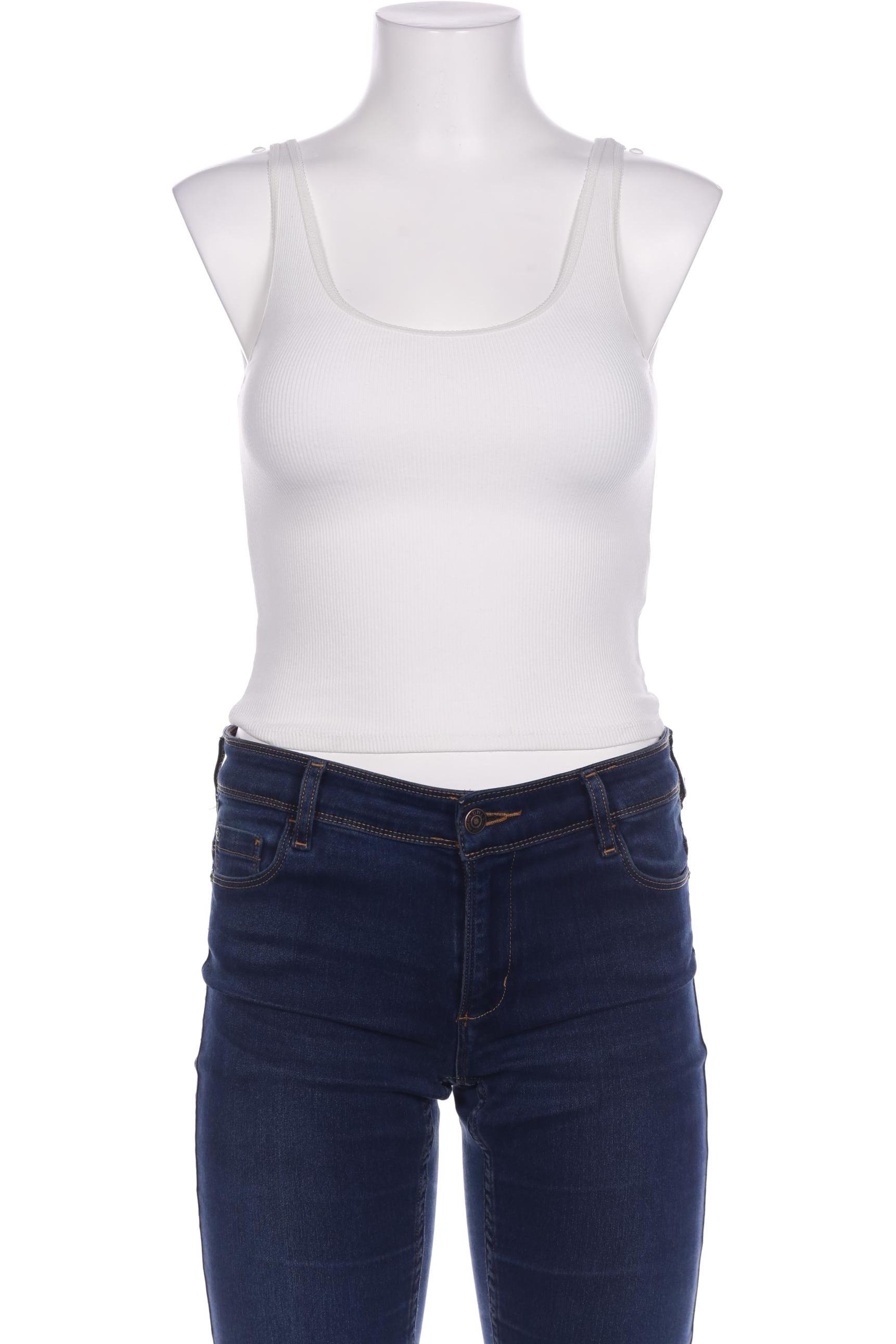 

Stradivarius Damen Top, weiß, Gr. 36