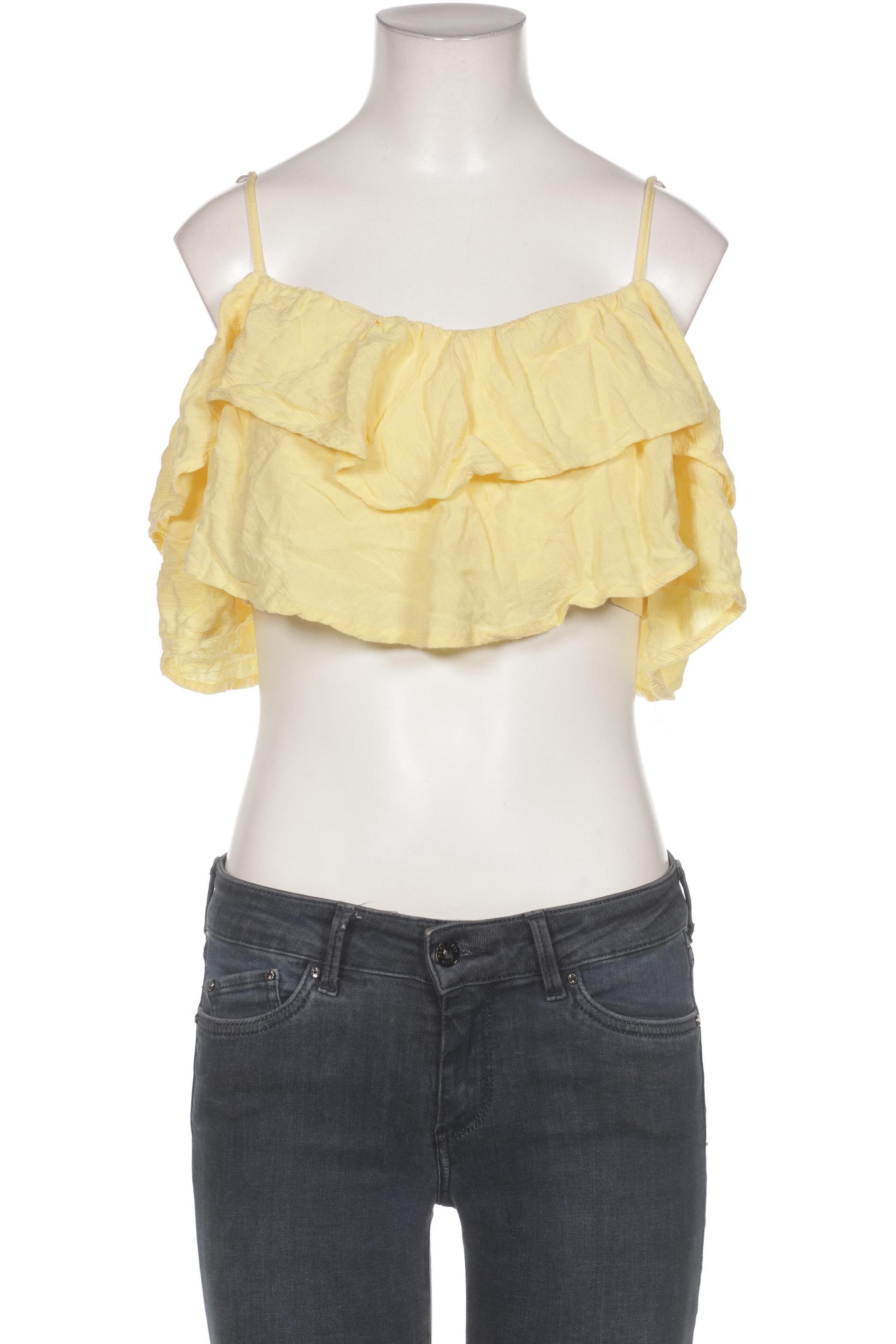 

Stradivarius Damen Top, gelb, Gr. 38