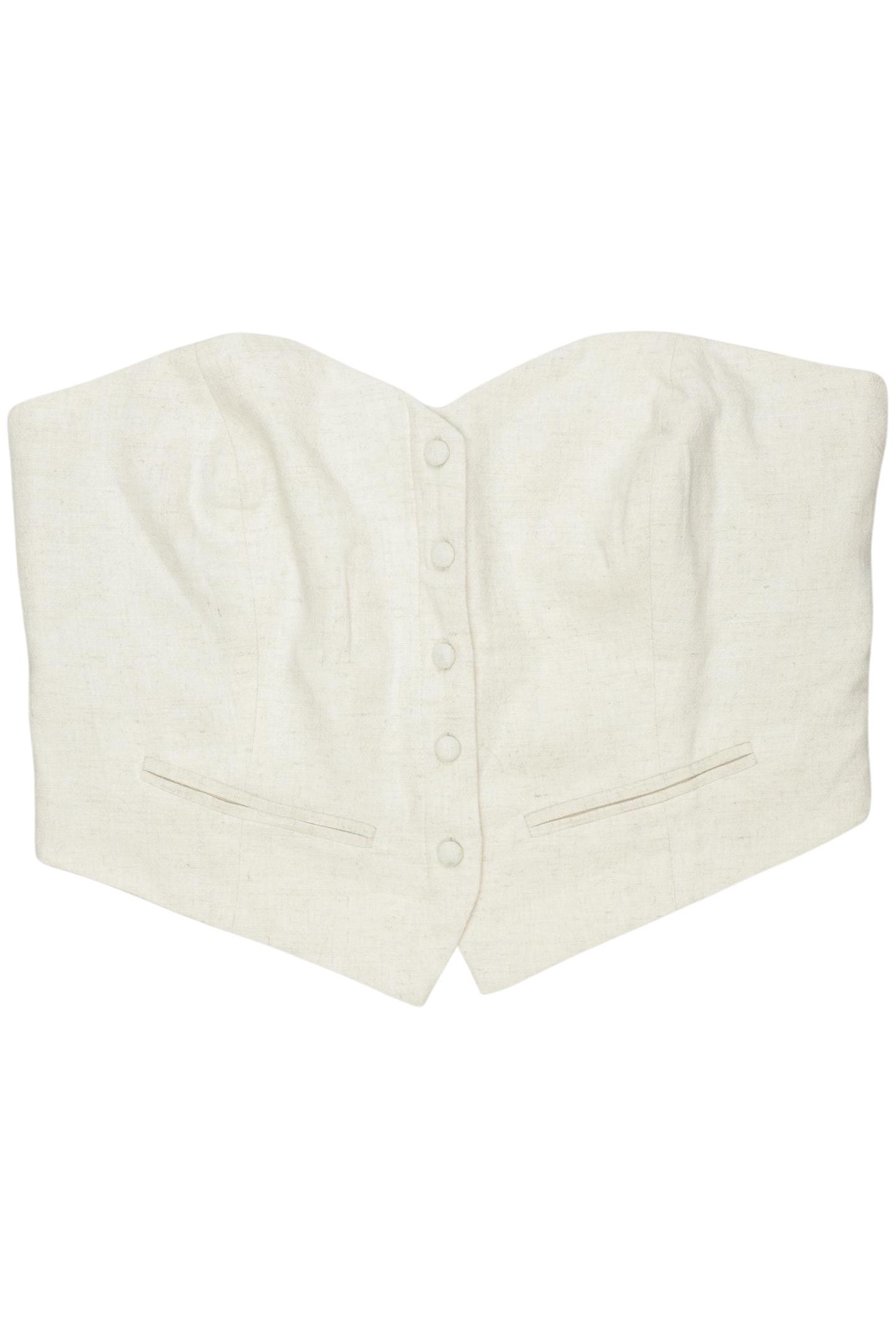 

Stradivarius Damen Top, cremeweiß, Gr. 42