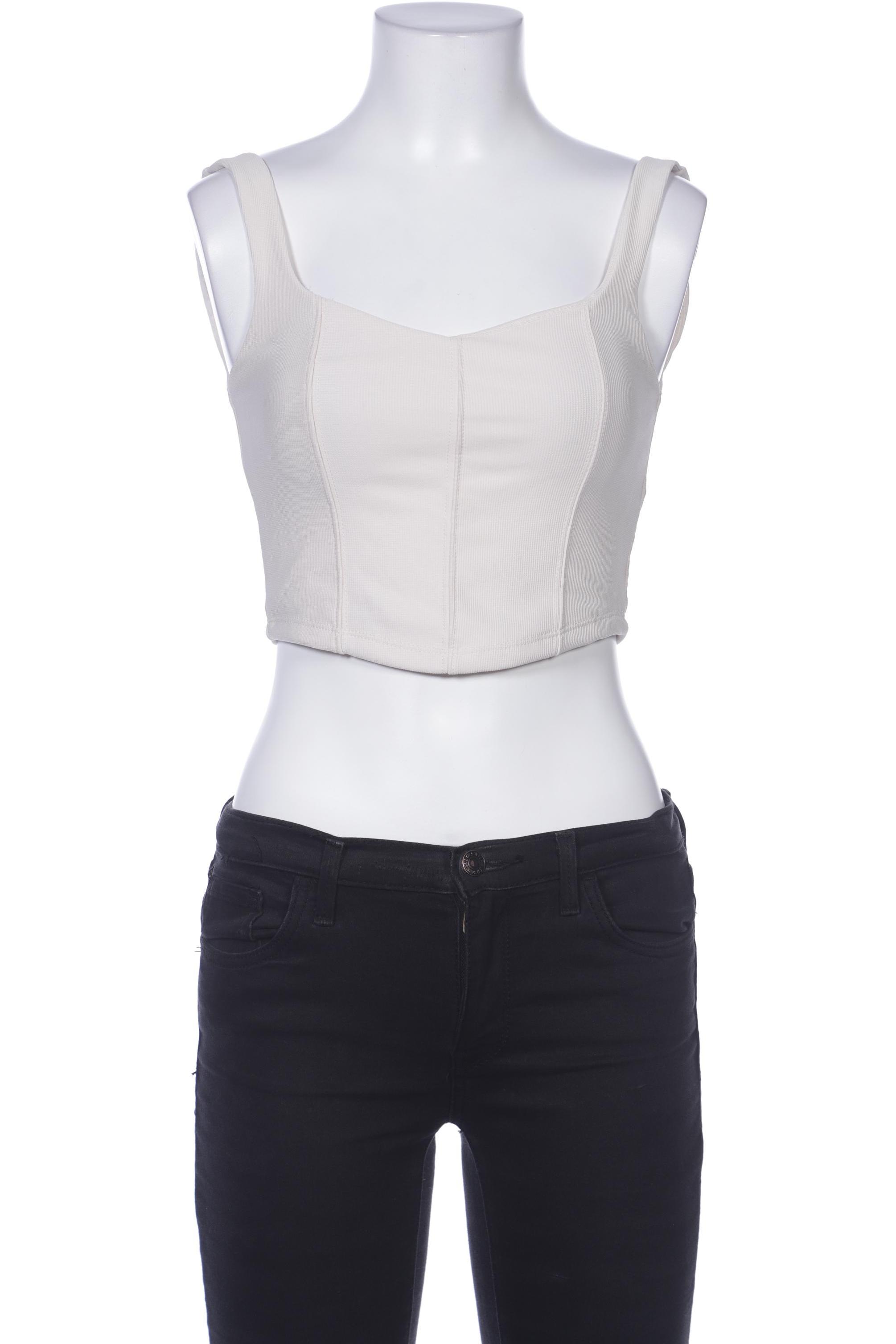 

Stradivarius Damen Top, cremeweiß, Gr. 34