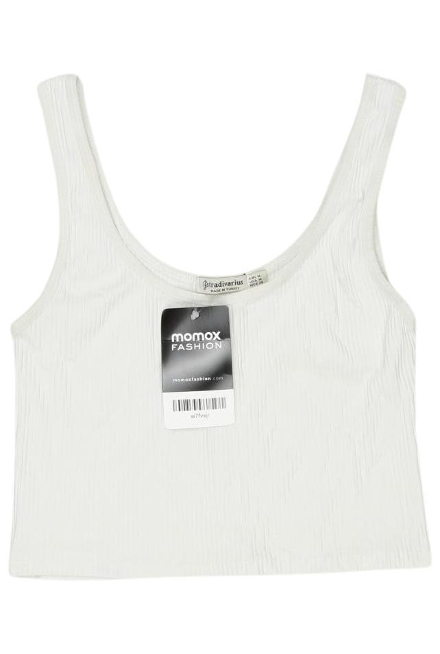 

Stradivarius Damen Top, weiß, Gr. 38
