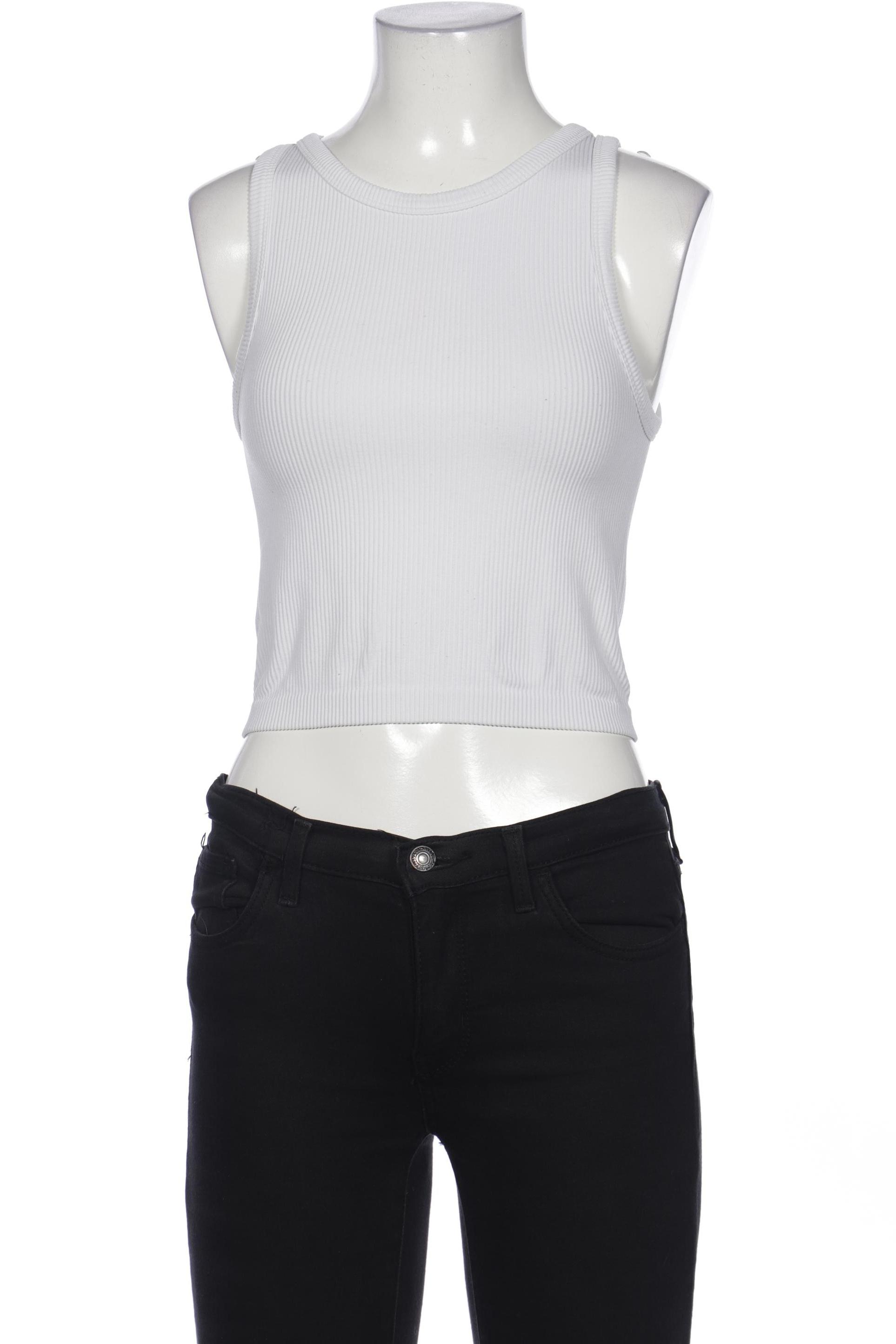 

Stradivarius Damen Top, weiß, Gr. 36