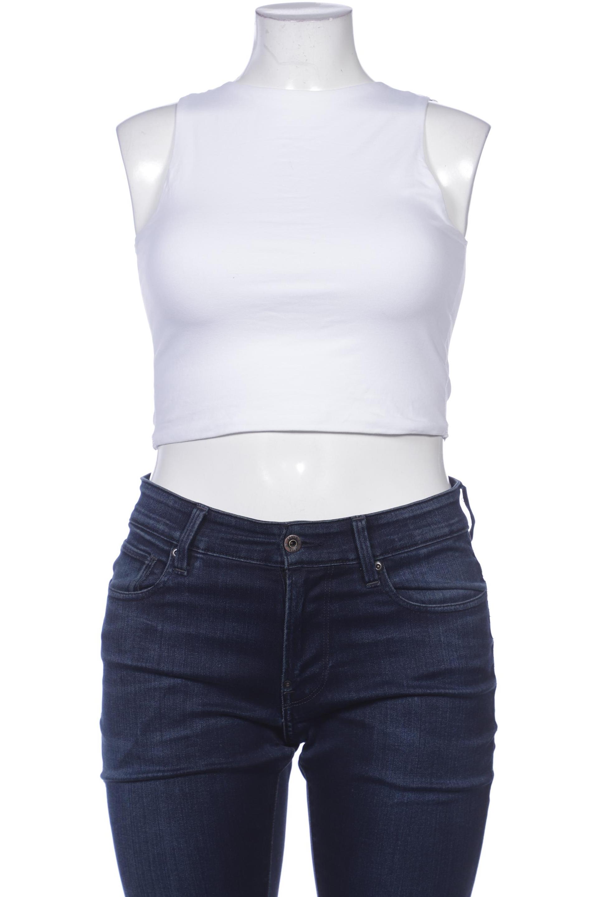 

Stradivarius Damen Top, weiß, Gr. 36