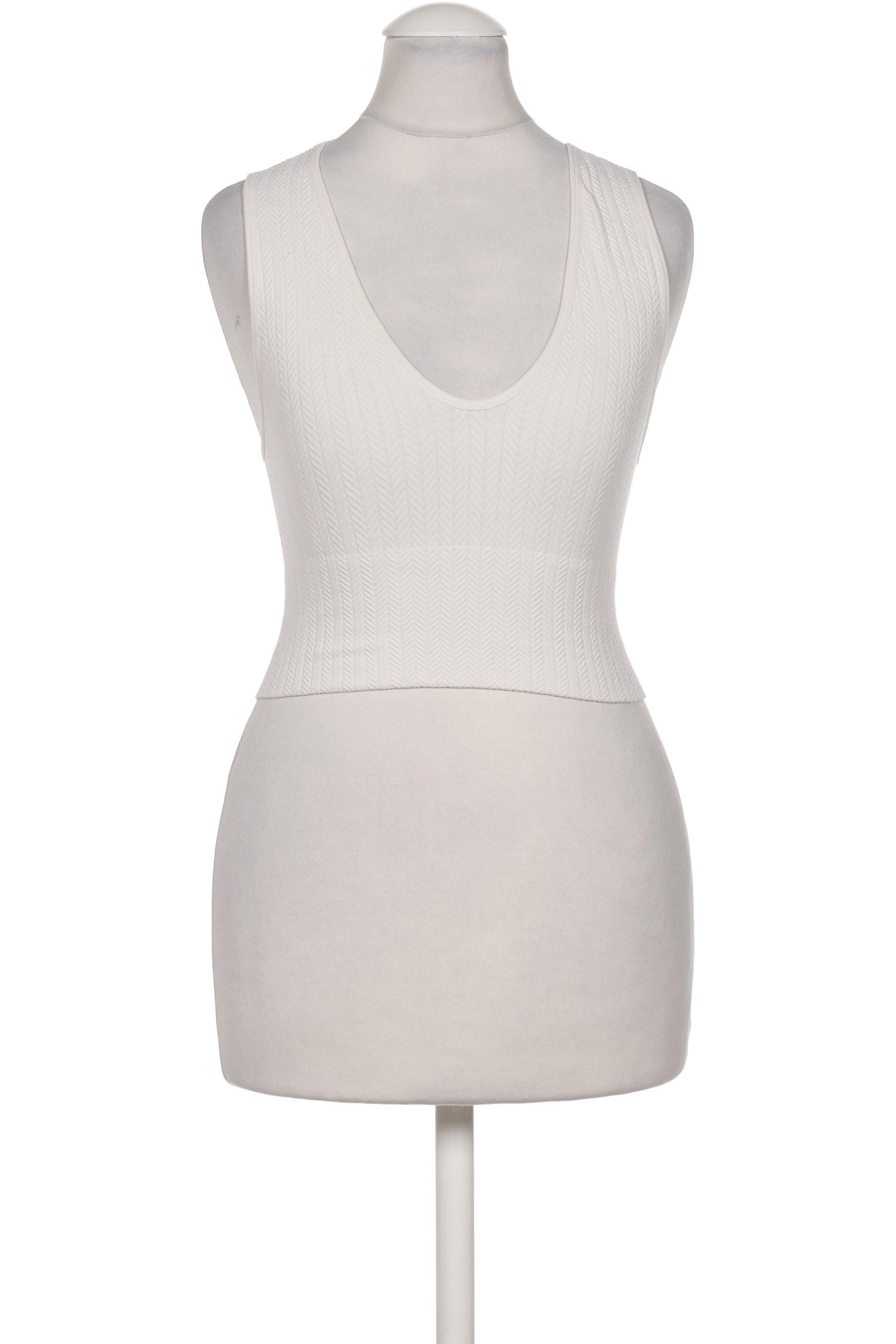 

Stradivarius Damen Top, weiß, Gr. 34