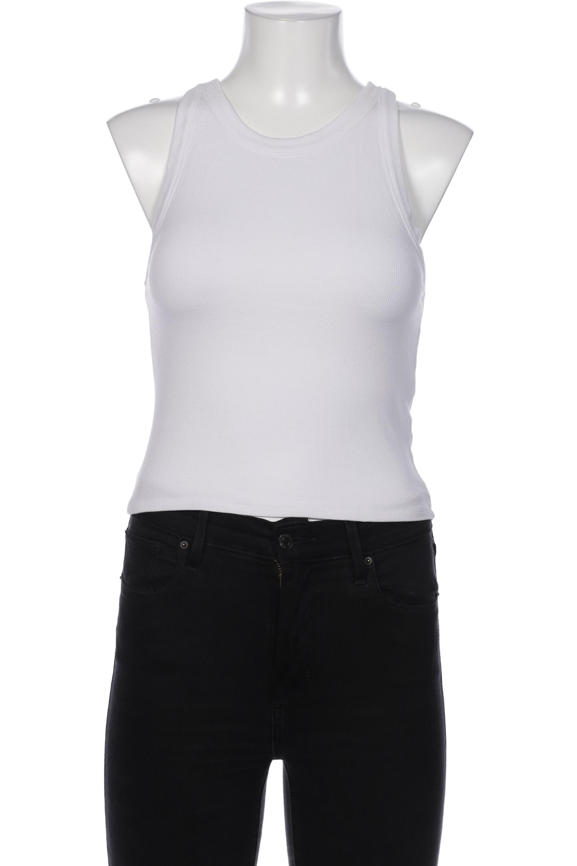 

Stradivarius Damen Top, weiß, Gr. 42